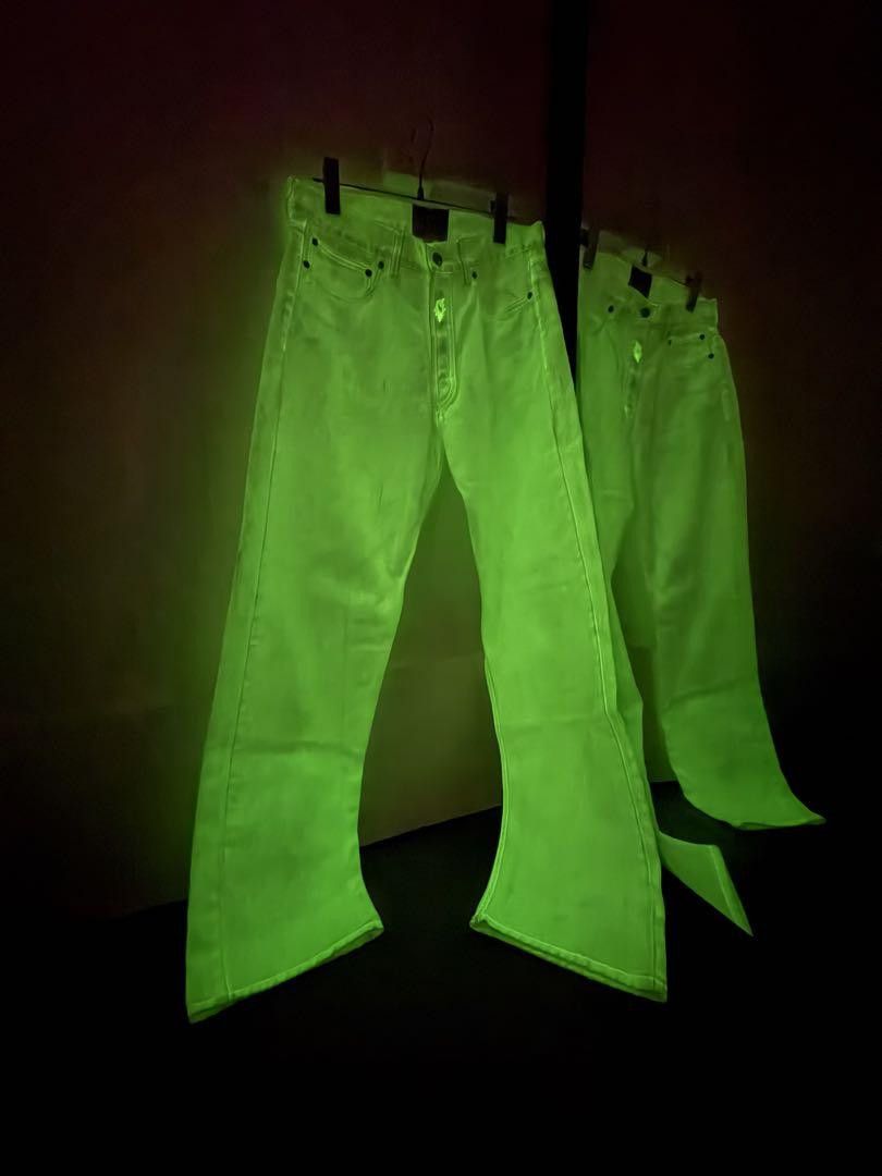 Walter Van Beirendonck Walter Van Beirendonck x W&LT Glow-in-the-Dark Pants Size US 31 - 2 Thumbnail