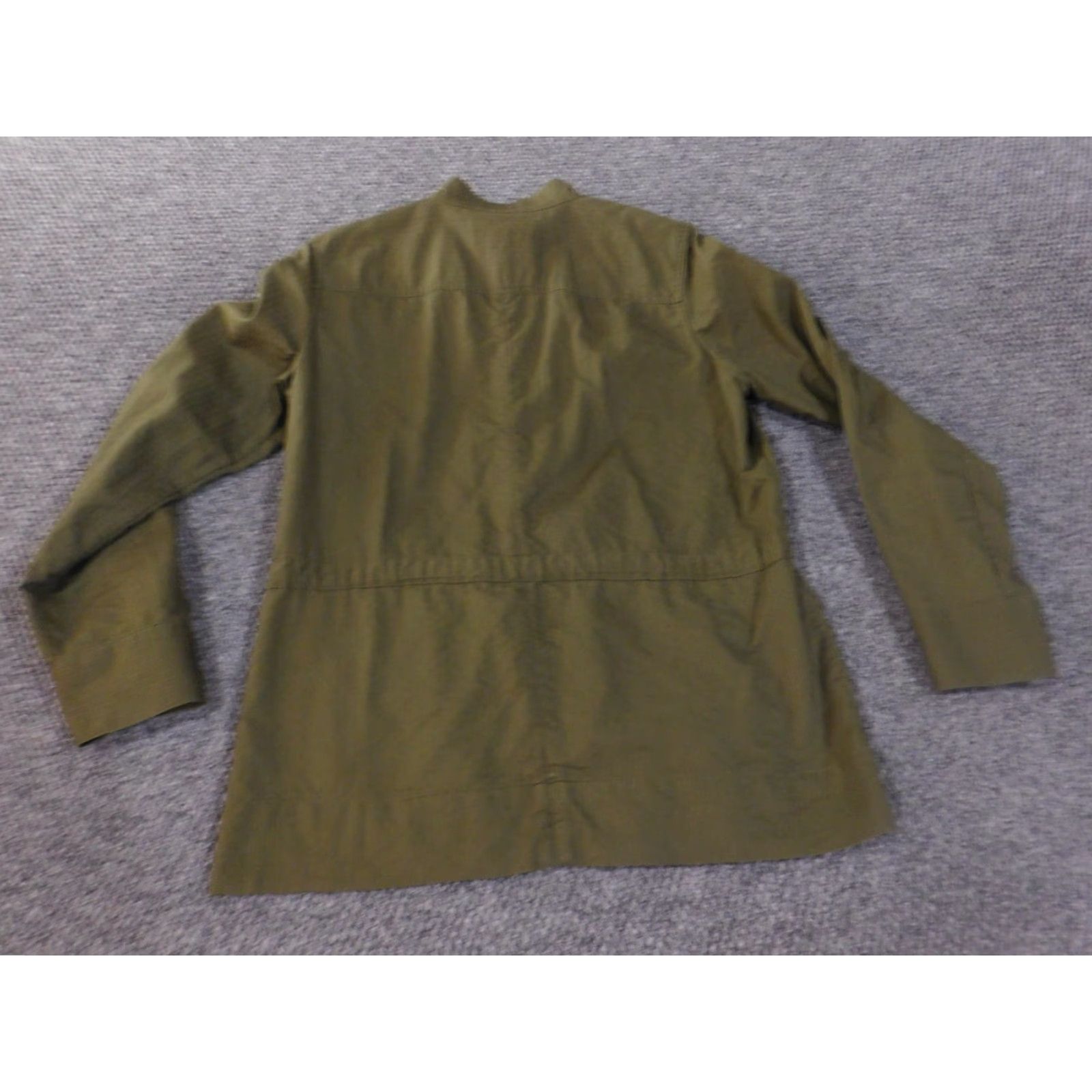 Jones New York Jones New York Jacket Women's S Green Lightweight Cotton Knit Zip Pocket Utility Casual Sports Modern Basic Jacket Size S / US 4 / IT 40 - 7 Thumbnail