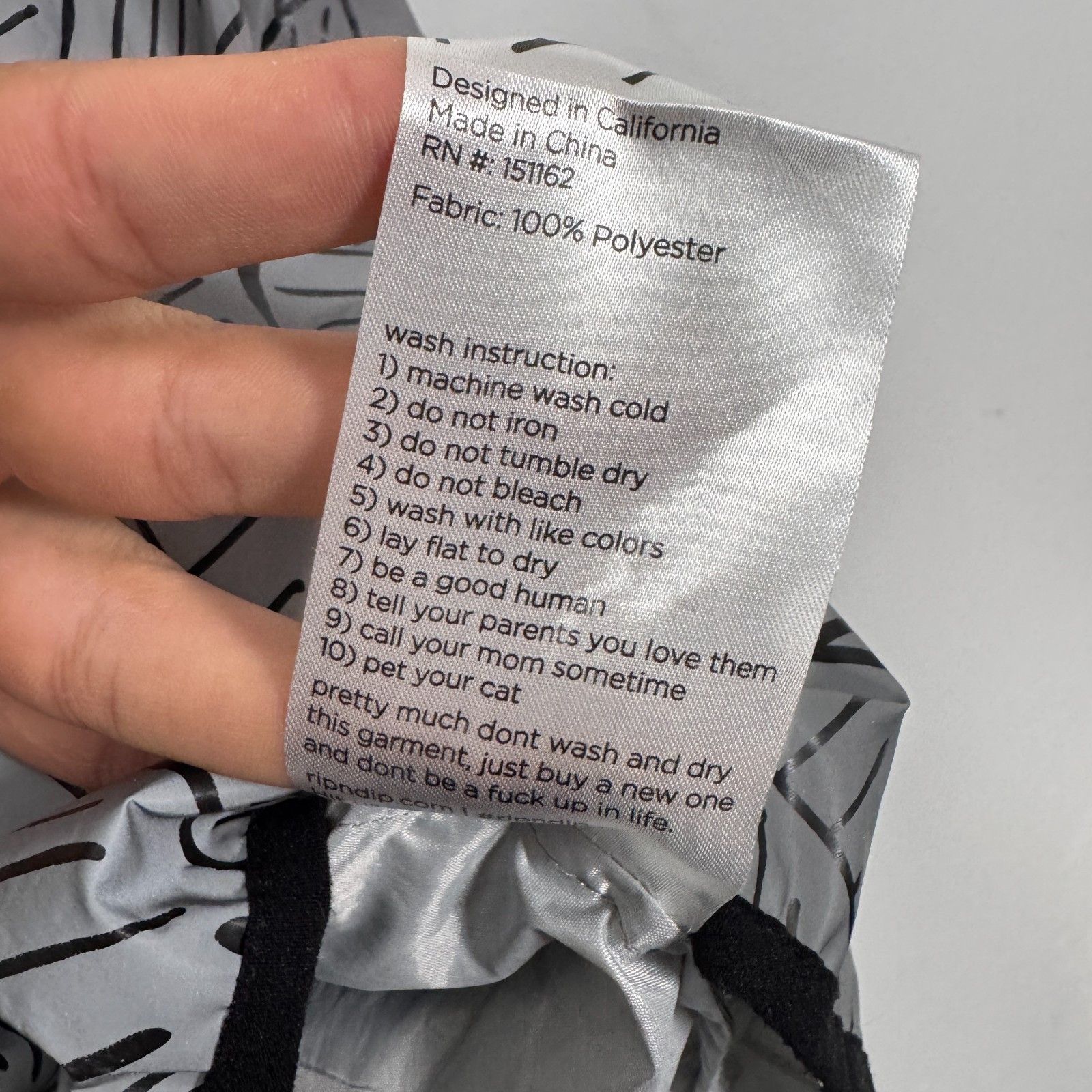 RIPNDIP RIPNDIP Vintage Printed Reflective Hooded Jacket Y2K Size US M / EU 48-50 / 2 - 14 Thumbnail