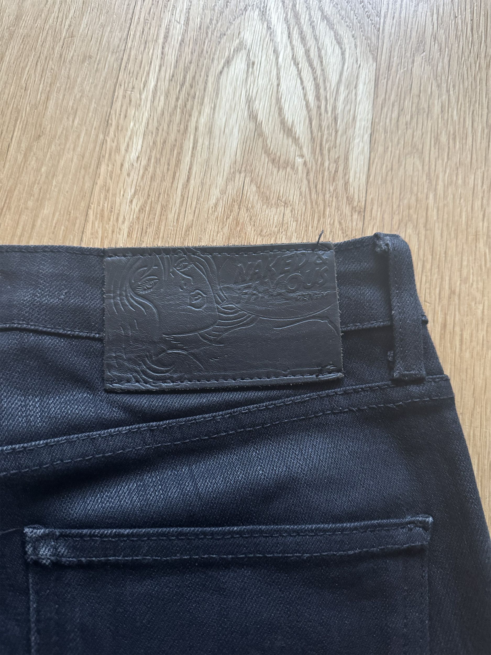 Naked & Famous Naked & Famous Black Denim Black Power Stretch Size US 34 / EU 50 - 4 Thumbnail