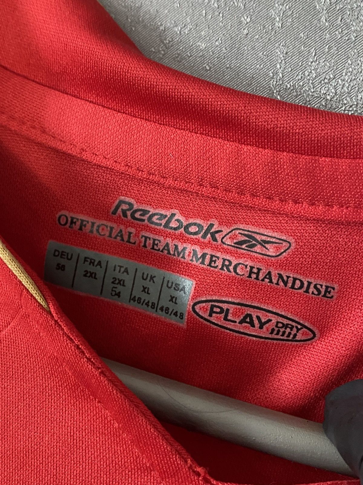 Reebok Liverpool Reebok 2005 Cup Soccer Jersey #19 Morientes shirt Size US XXL / EU 58 / 5 - 3 Thumbnail