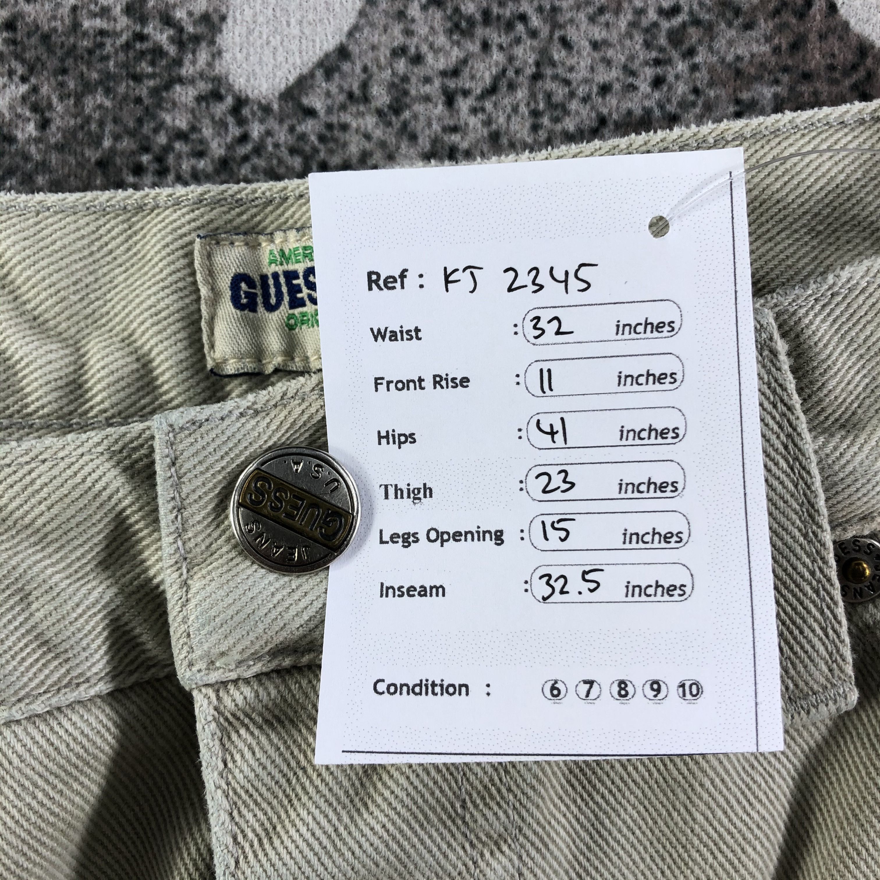 Guess Vintage Guess Jeans Distressed Denim KJ2345 Size US 32 / EU 48 - 12 Thumbnail