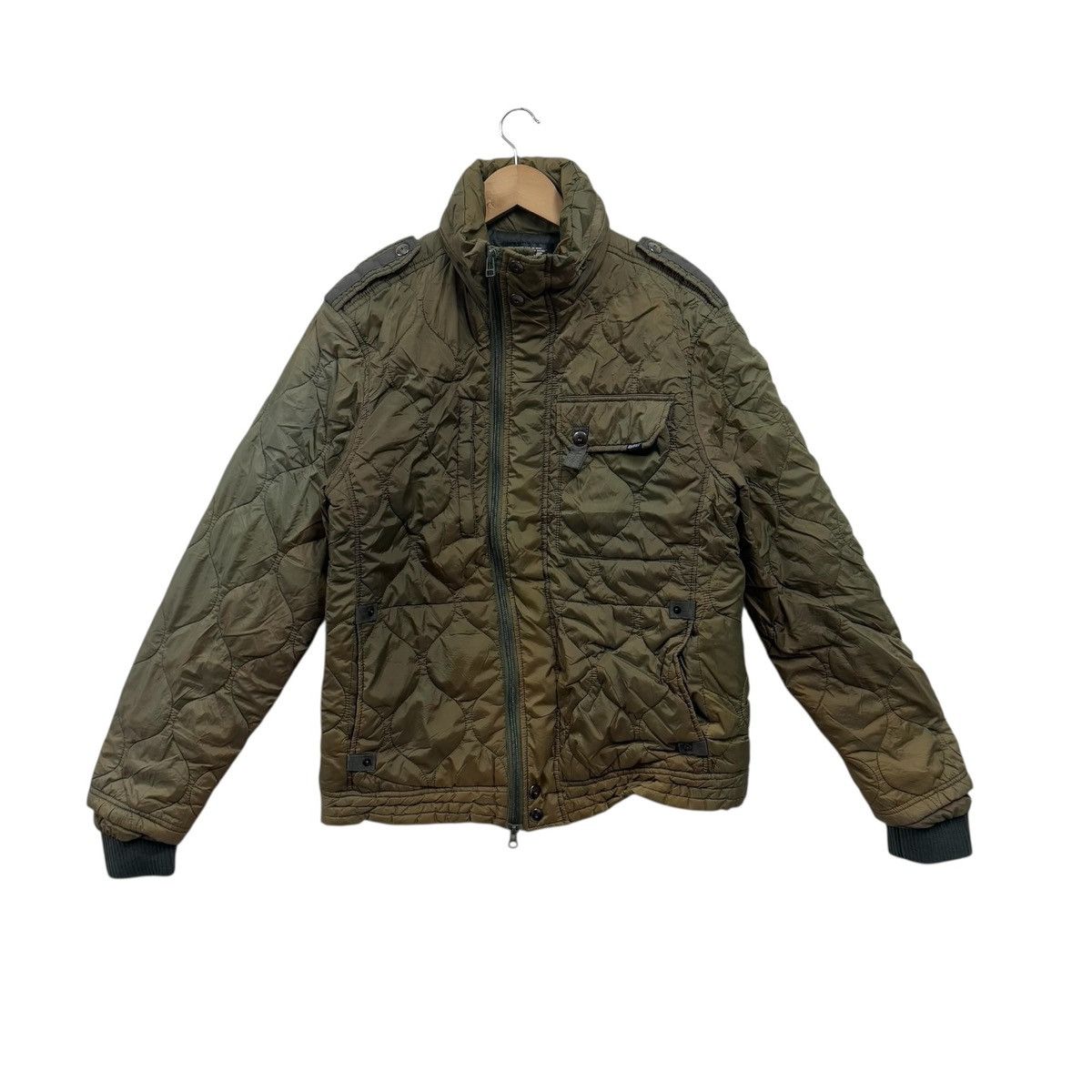 Avirex Vintage Avirex Quilted Jacket Sunfaded Size US L / EU 52-54 / 3 - 1 Thumbnail
