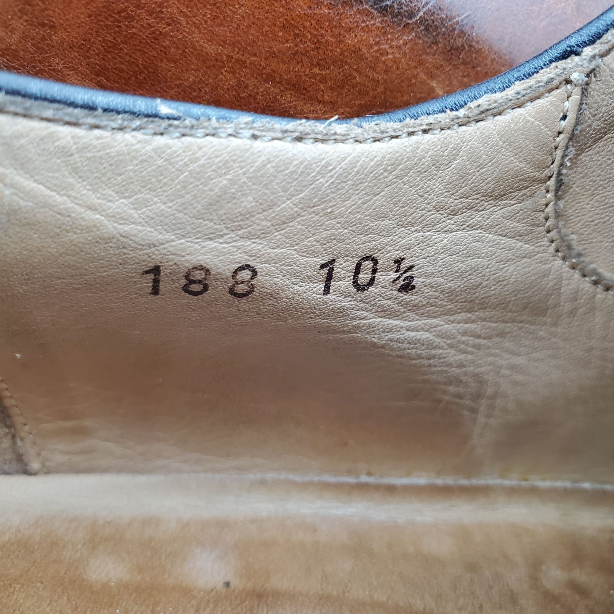 Barneys New York Calzoleria Harris Italy Dress Shoe Men 10.5 Brown Leather Size US 10.5 / EU 43-44 - 8 Thumbnail