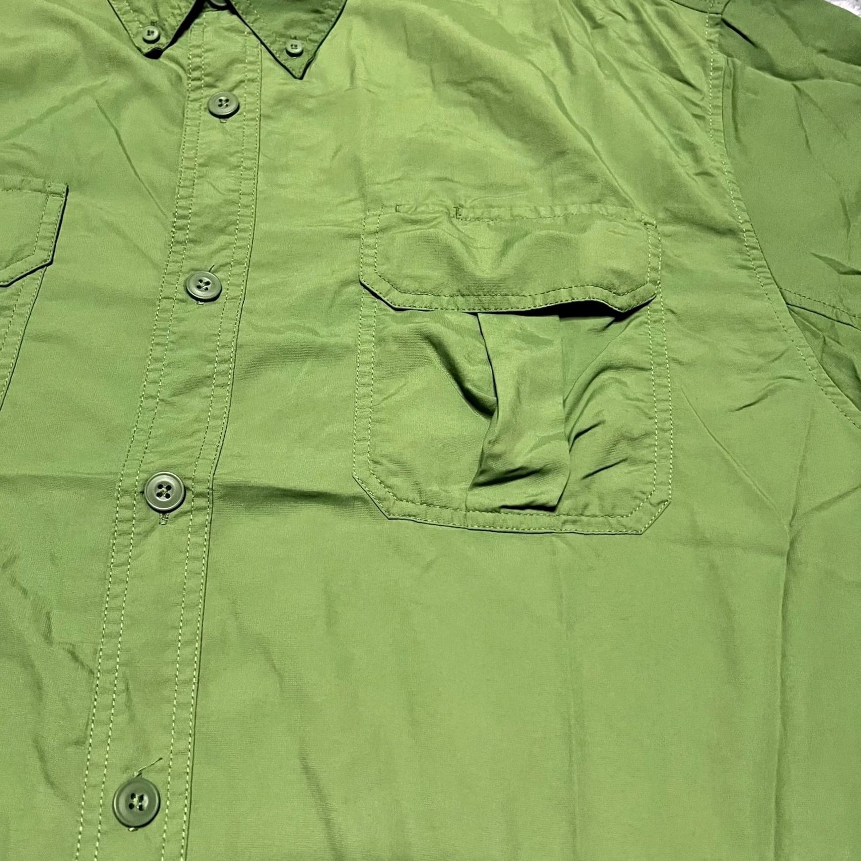 Duluth Trading Company Duluth Armachillo Shirt Mens 3XL Green Short Sleeve Button Down Nylon Outdoors Mens Size US XXL / EU 58 / 5 - 2 Thumbnail