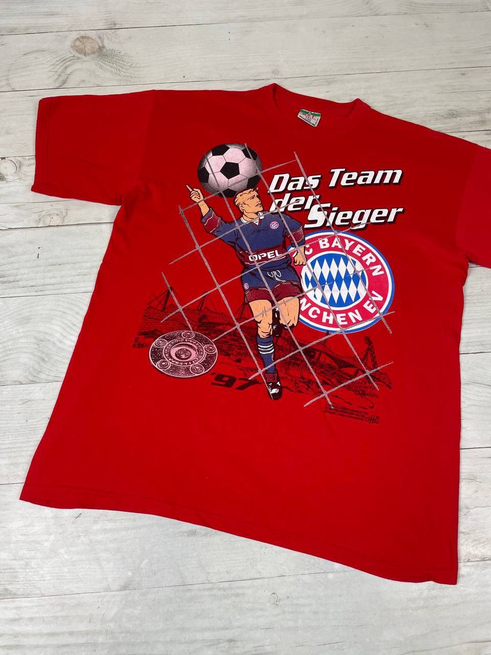 Vintage Vintage 1997 FC Bayern Munich T-Shirt Soccer Football Size US XL / EU 56 / 4 - 3 Thumbnail