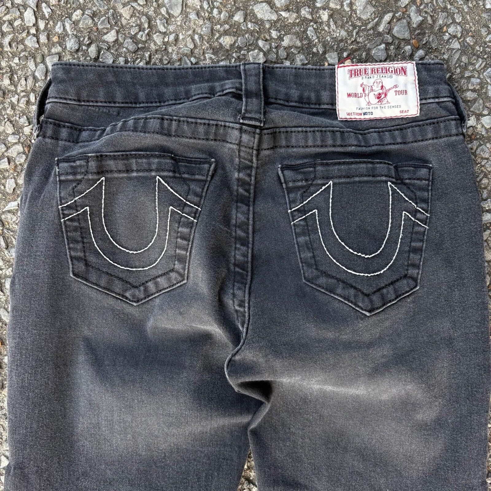 True Religion Y2K Black true religion jeans Size 28" / US 6 / IT 42 - 3 Thumbnail