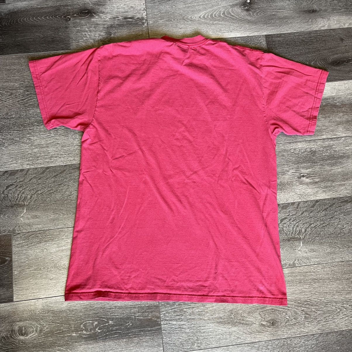 Nike Vintage 2000s Nike Air Basketball Swoosh Heather Red T Shirt Size US L / EU 52-54 / 3 - 2 Thumbnail
