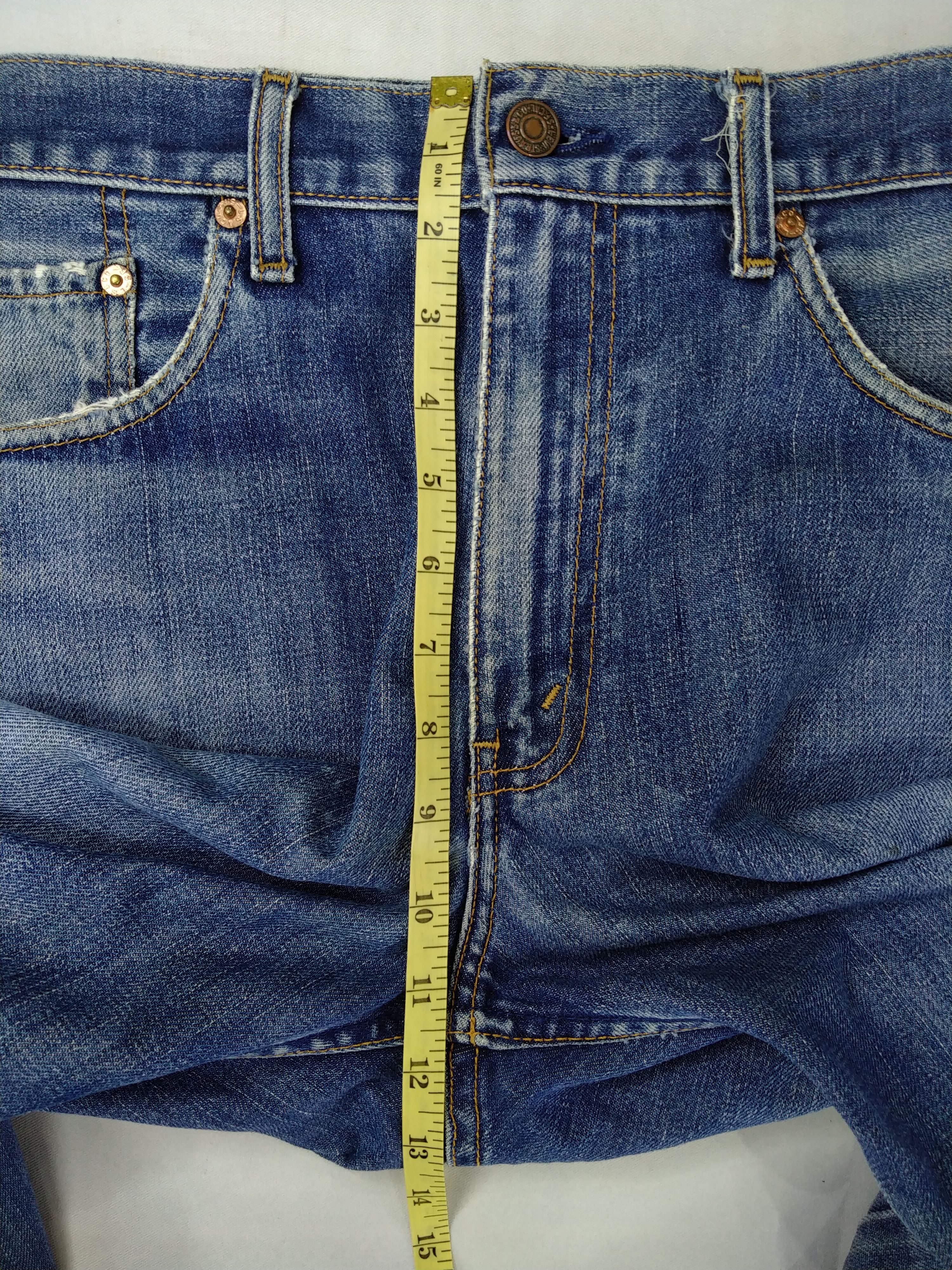 Levi's Blue Vintage Levi's 505 Distressed Denim 32x26 -JN200 Size US 32 / EU 48 - 6 Thumbnail
