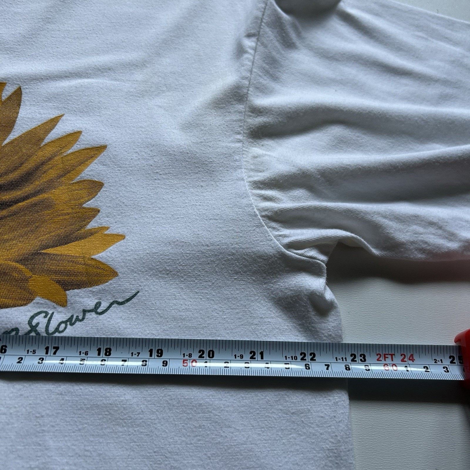 Vintage Vintage 90s Sunflower Art T Shirt XL Wildlife Flower Floral Size US XL / EU 56 / 4 - 6 Thumbnail