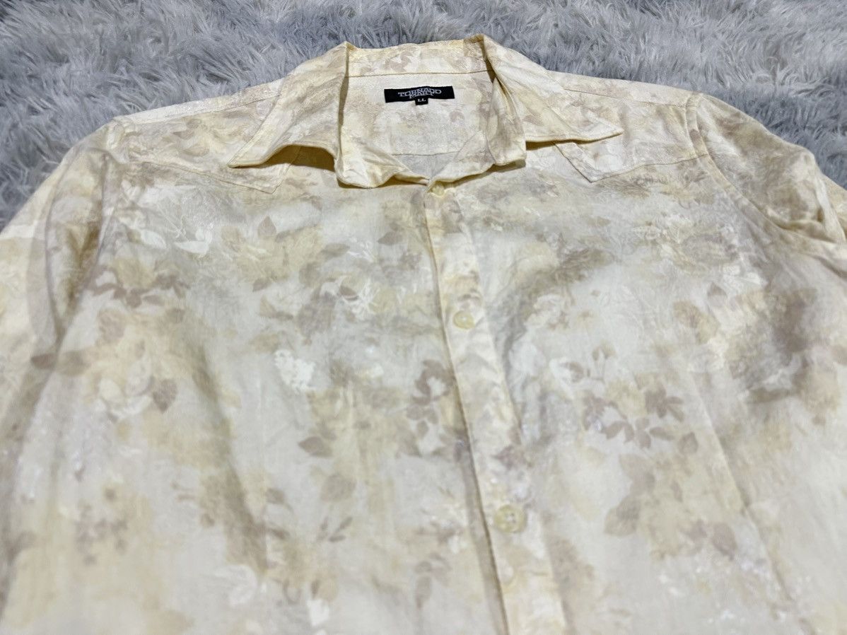 Tornado Mart 🔥Y2K Vintage Tornado Mart Shirt Floral Embossed Size US L / EU 52-54 / 3 - 3 Thumbnail
