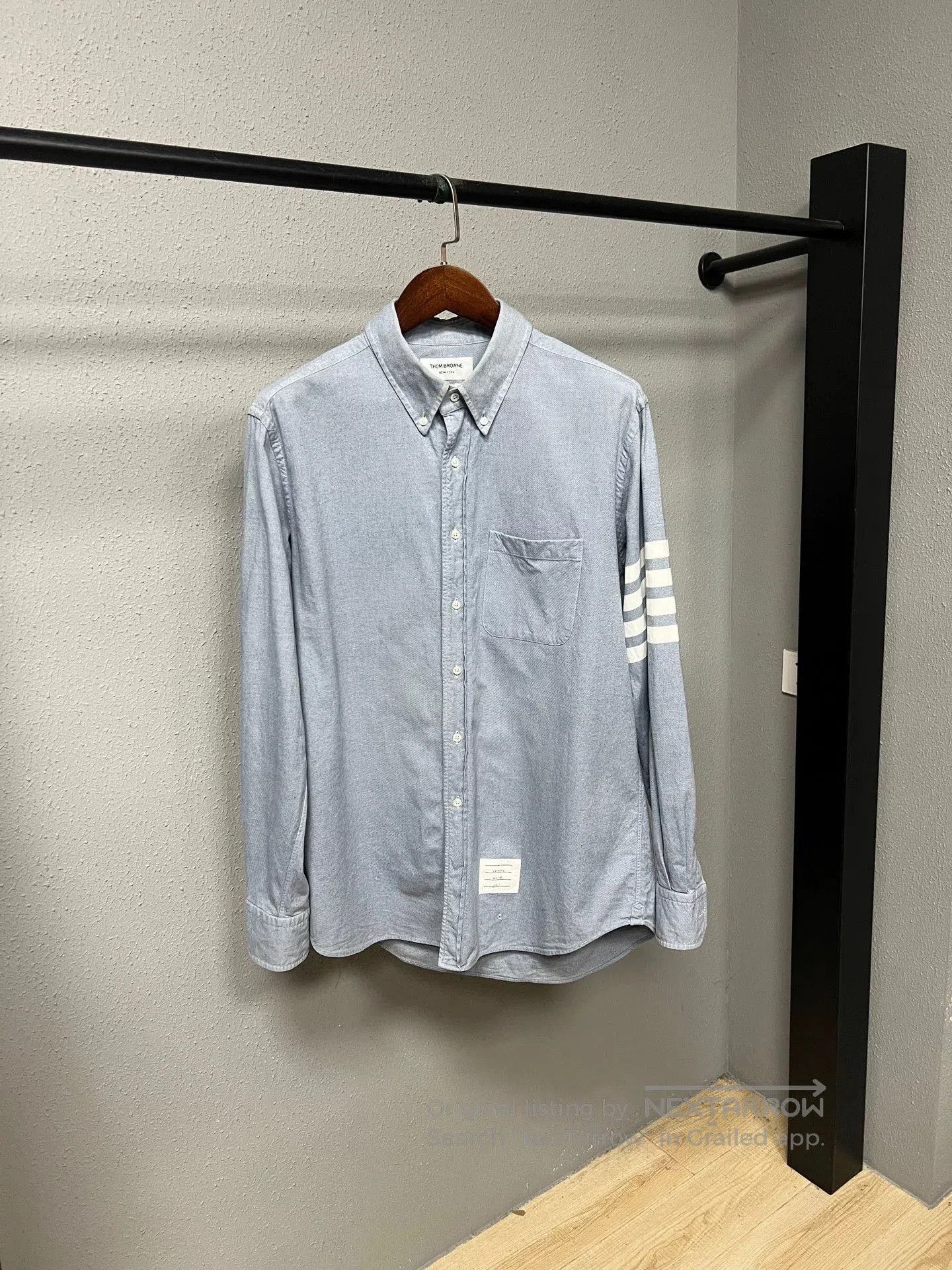Thom Browne thom browne denim long sleeve shirt. Size US L / EU 52-54 / 3 - 1 Thumbnail