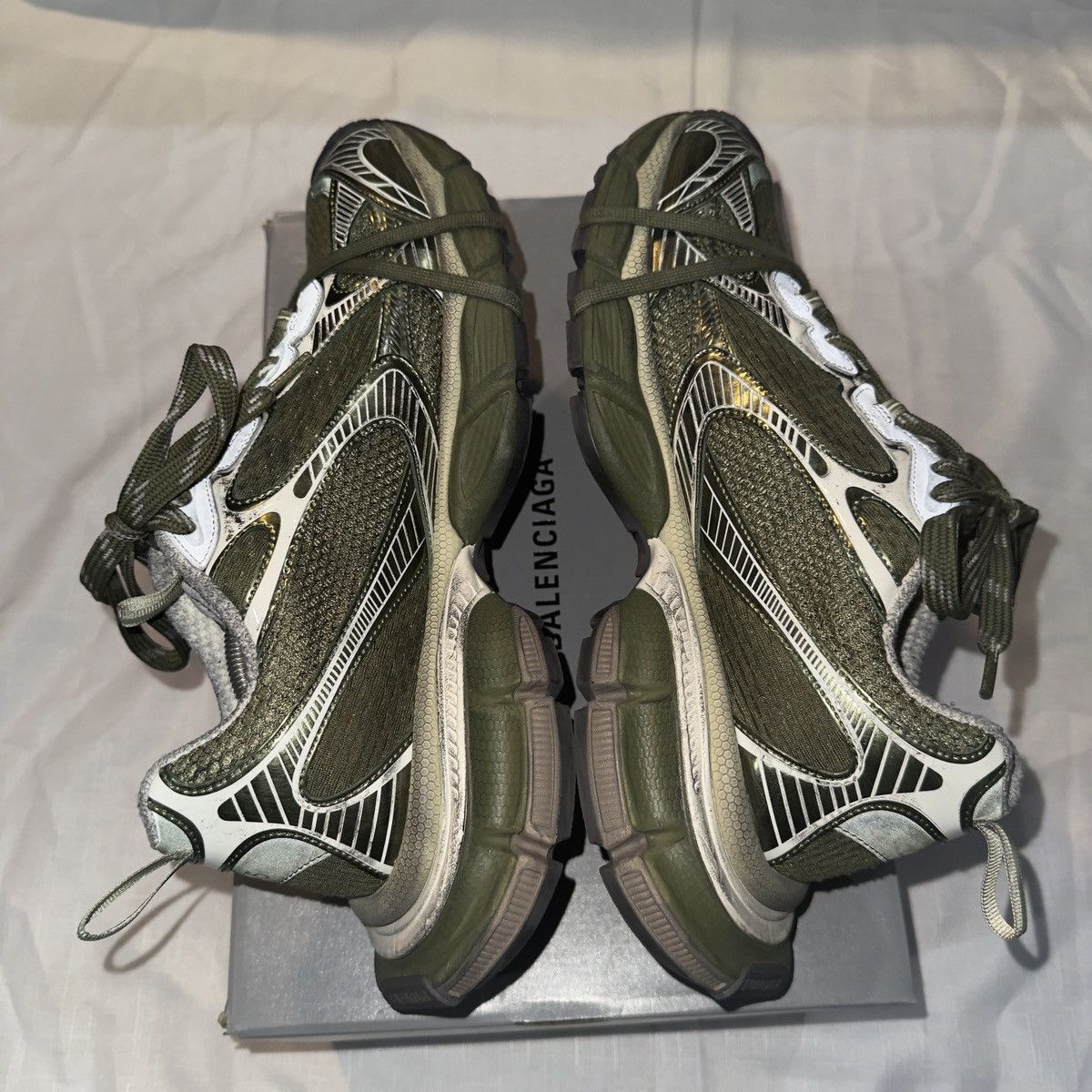 Balenciaga Balenciaga 3XL “Khaki/Eggshell” Size 45 Size US 12 / EU 45 - 5 Thumbnail