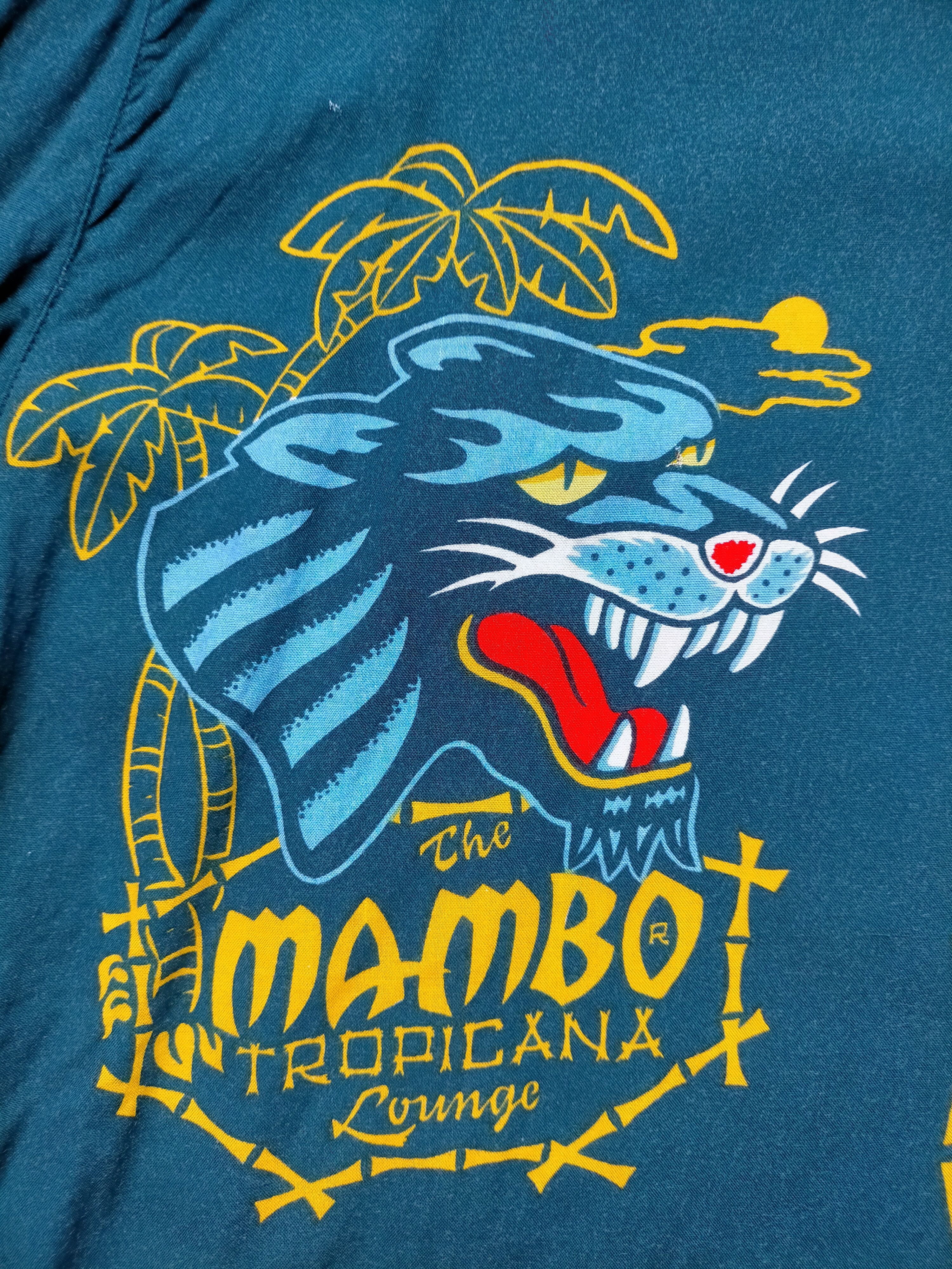 Mambo Vintage 90s Mambo Loud Hawaii Rayon Shirt Button Ups Size US M / EU 48-50 / 2 - 10 Thumbnail