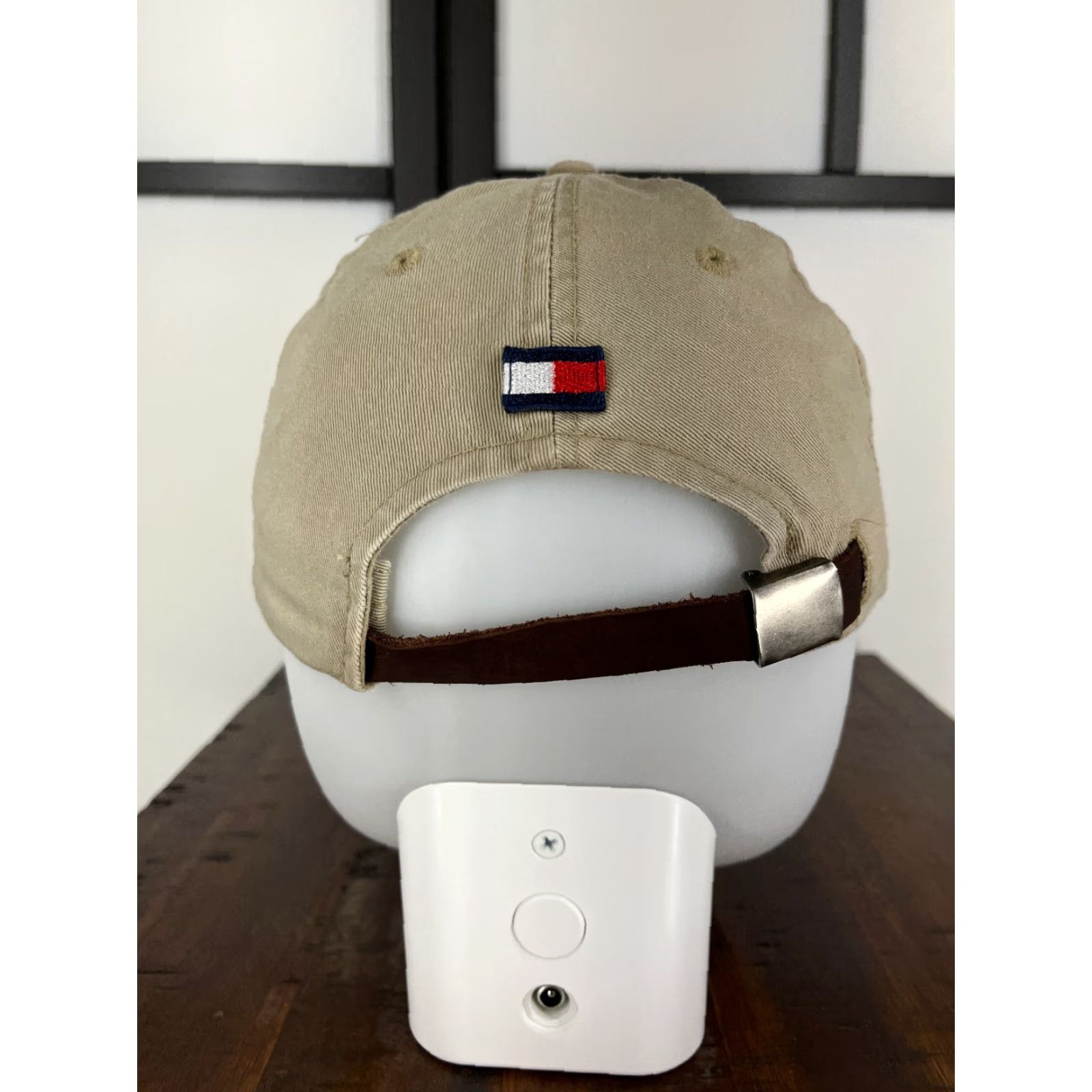 Tommy Hilfiger Tommy Hilfiger Hat Cap Strap Back Adult One Size Beige Soccer Ball 1985 Cotton Baseball Cap Mens Size ONE SIZE - 6 Thumbnail