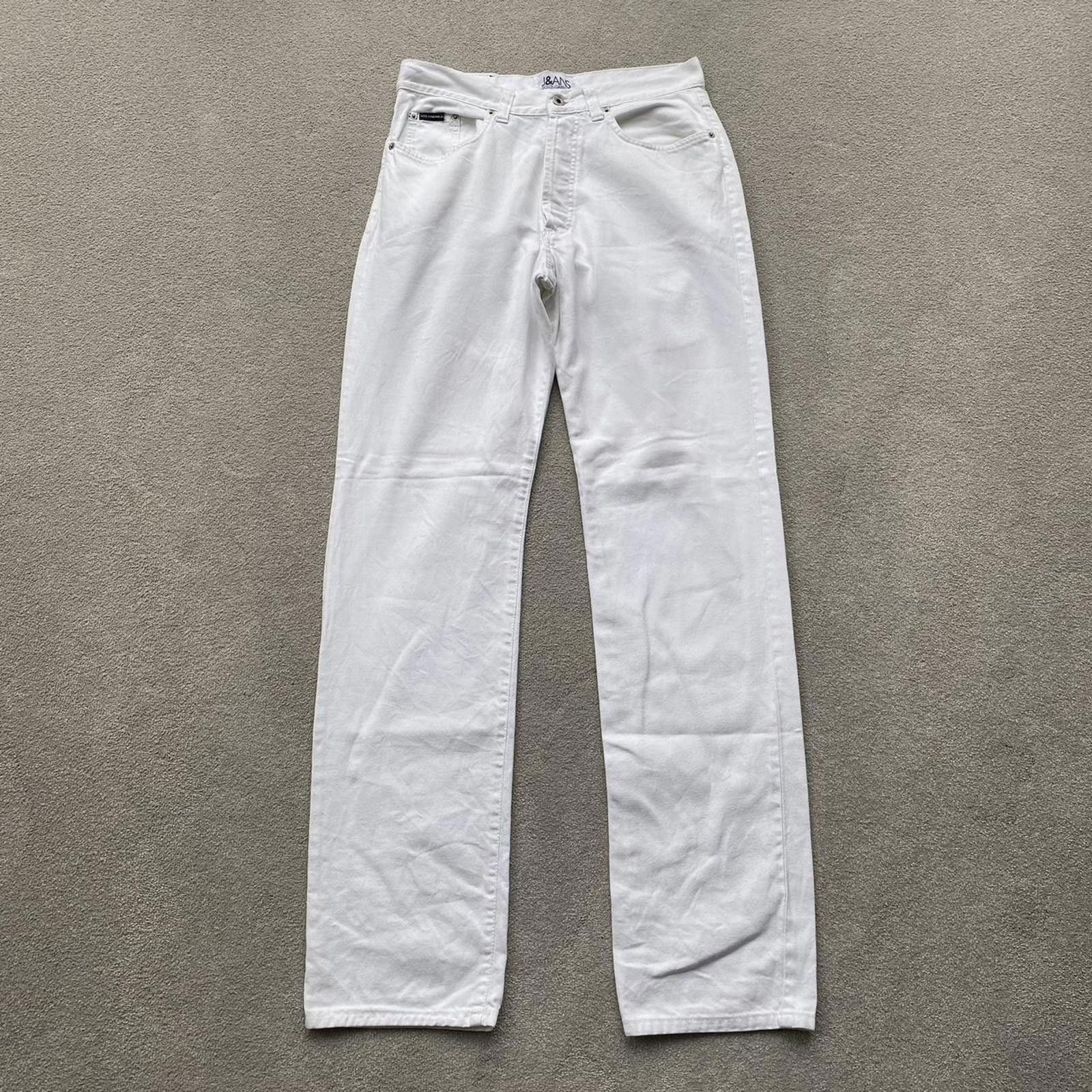 Dolce & Gabbana Dolce & Gabbana D&G White Jeans Size US 31 - 1 Thumbnail