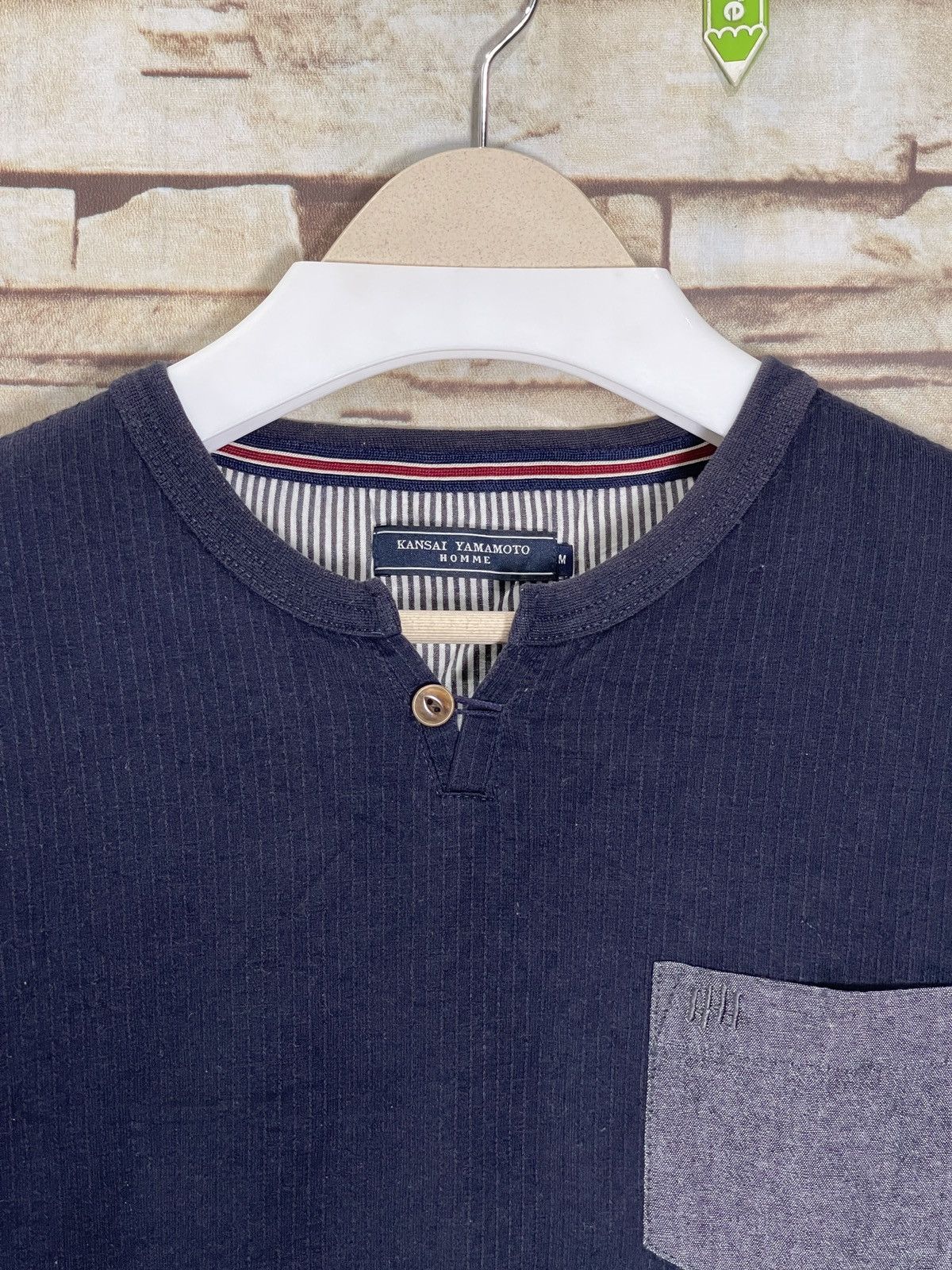 If Six Was Nine × Japanese Brand × Kansai Yamamoto Kansai Yamamoto Homme Long Sleeve Shirt Size Medium Size US M / EU 48-50 / 2 - 5 Thumbnail