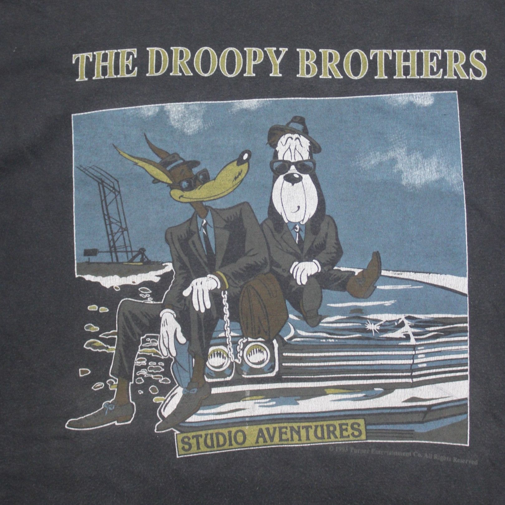 Vintage 1993 THE DROOPY BROTHERS “STUDIO ADVENTURES” TEE Size US XL / EU 56 / 4 - 3 Thumbnail