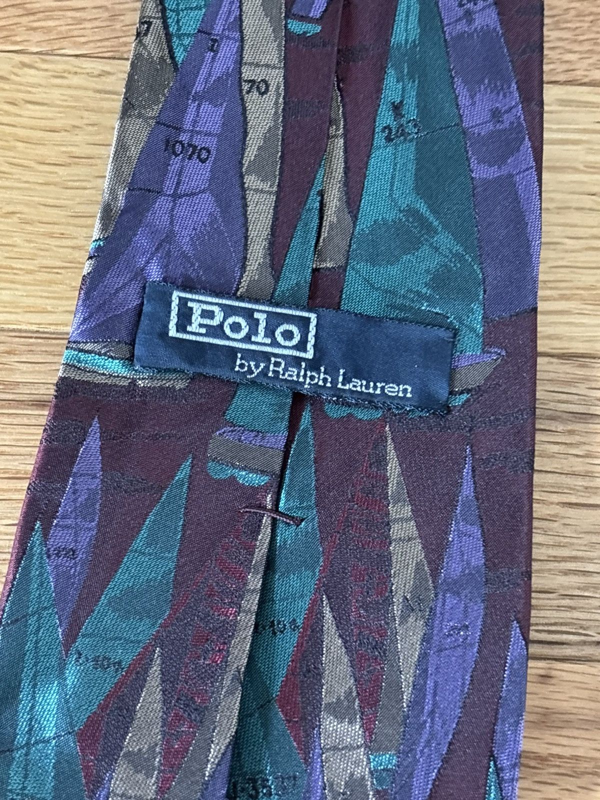 Polo Ralph Lauren Polo Ralph Lauren Vintage Silk Sailing Sail Boat Dress Tie Size ONE SIZE - 3 Thumbnail
