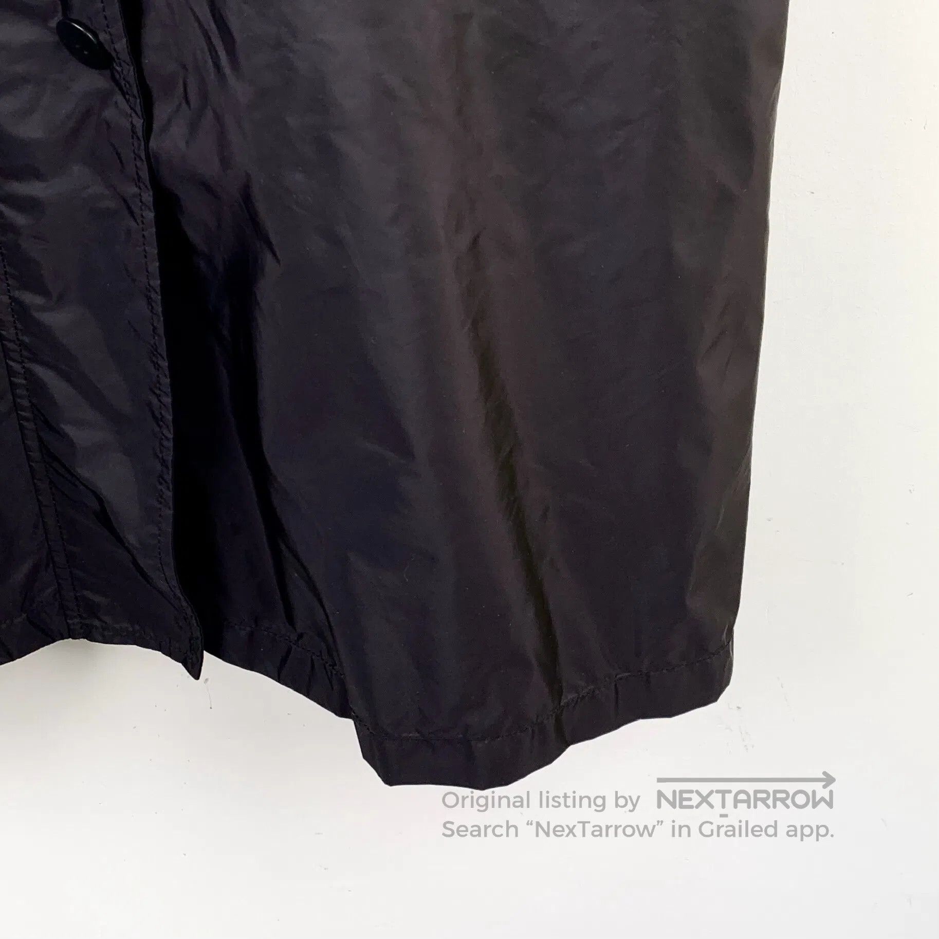 Prada Prada Black Nylon Multi-Pocket Single-Breasted Long Sleeve Size S / US 4 / IT 40 - 4 Thumbnail