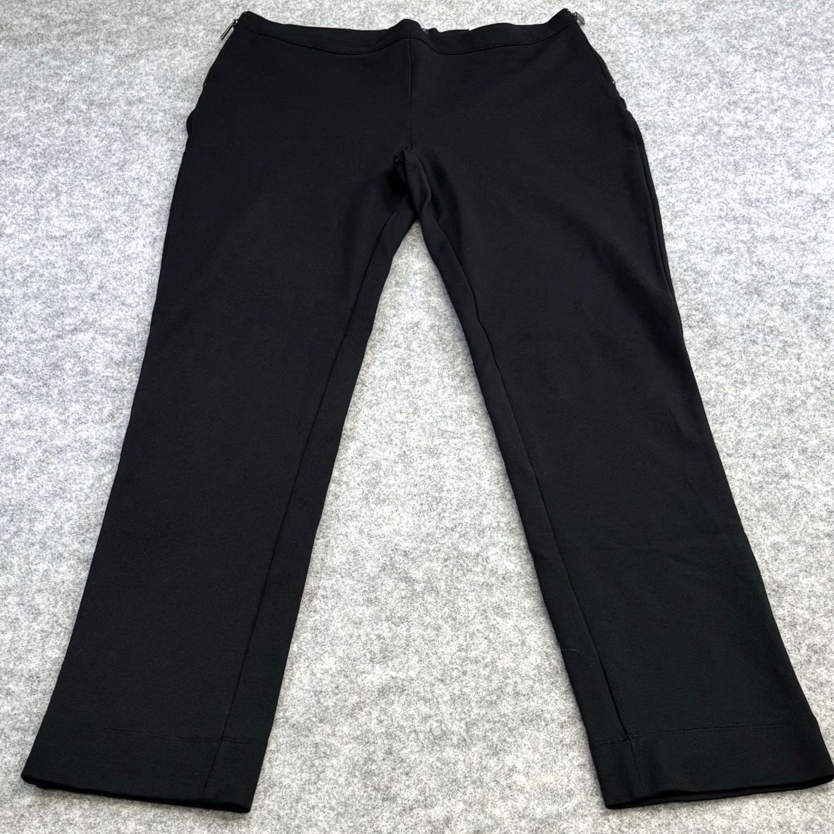 Armani VINTAGE ARMANI Trousers Womens UK12 Black Waist Zips 30" Inner Leg Italy Dry Clean Only Size 34" / US 12 / IT 48 - 2 Thumbnail