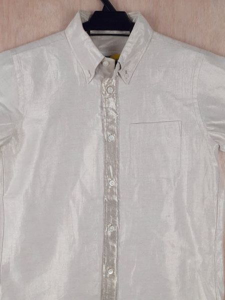 Comme des Garcons Junya Watanabe Comme Des Garcon cream/yellow shirt #3099DLL Size S / US 4 / IT 40 - 11 Thumbnail