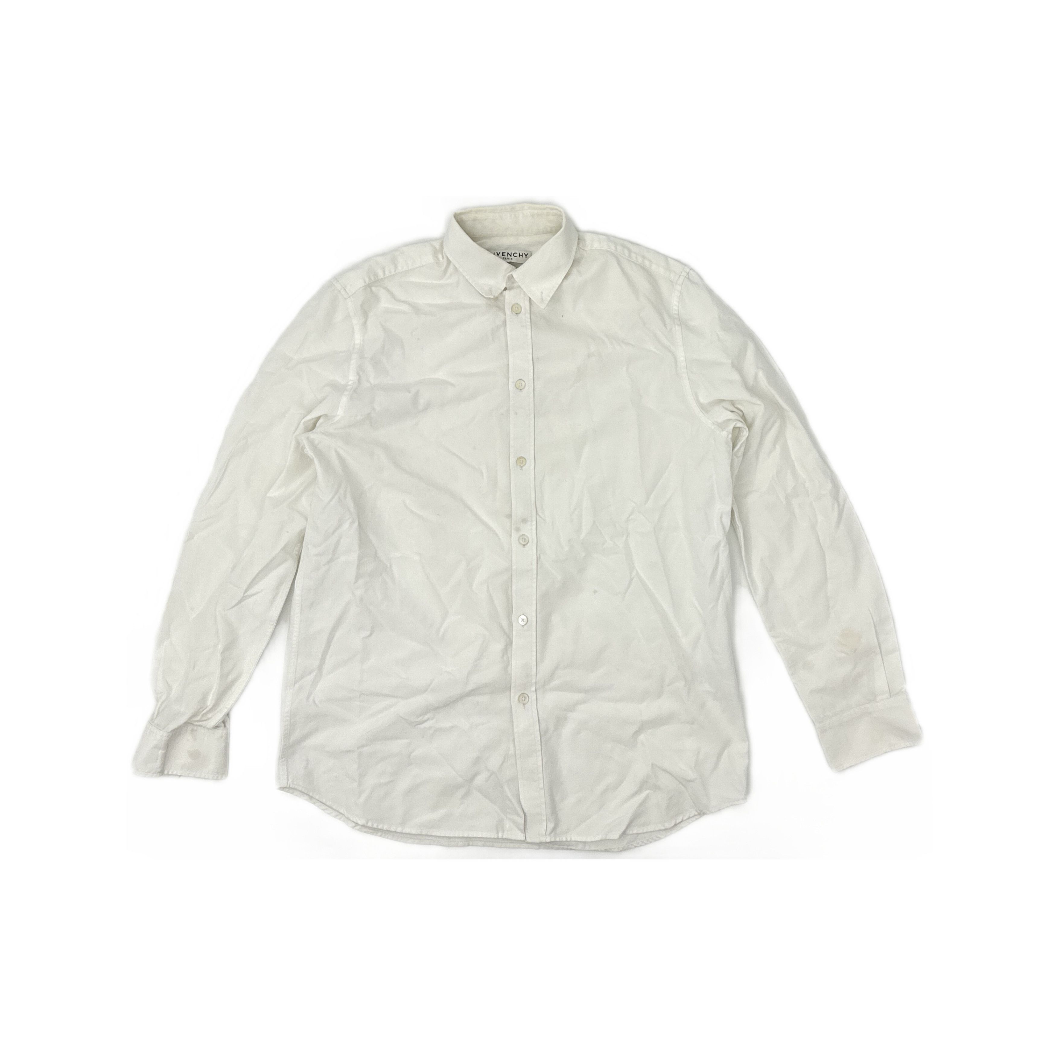 Givenchy Givenchy Back Logo Cotton Shirt Size S Size US S / EU 44-46 / 1 - 1 Thumbnail