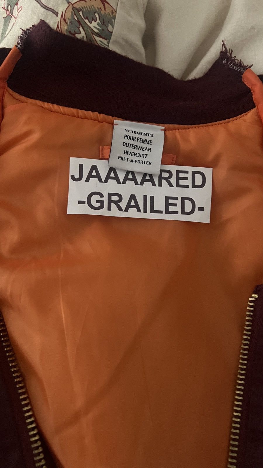 Vetements Vetements 2017 Deconstructed Bomber Size US XXL / EU 58 / 5 - 9 Thumbnail