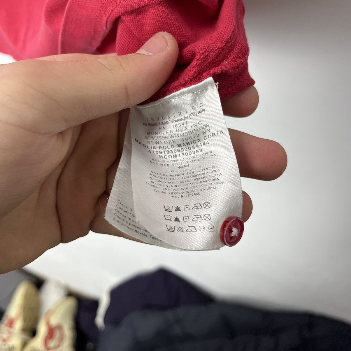 Moncler Moncler Polo T-shirt Size US L / EU 52-54 / 3 - 9 Thumbnail