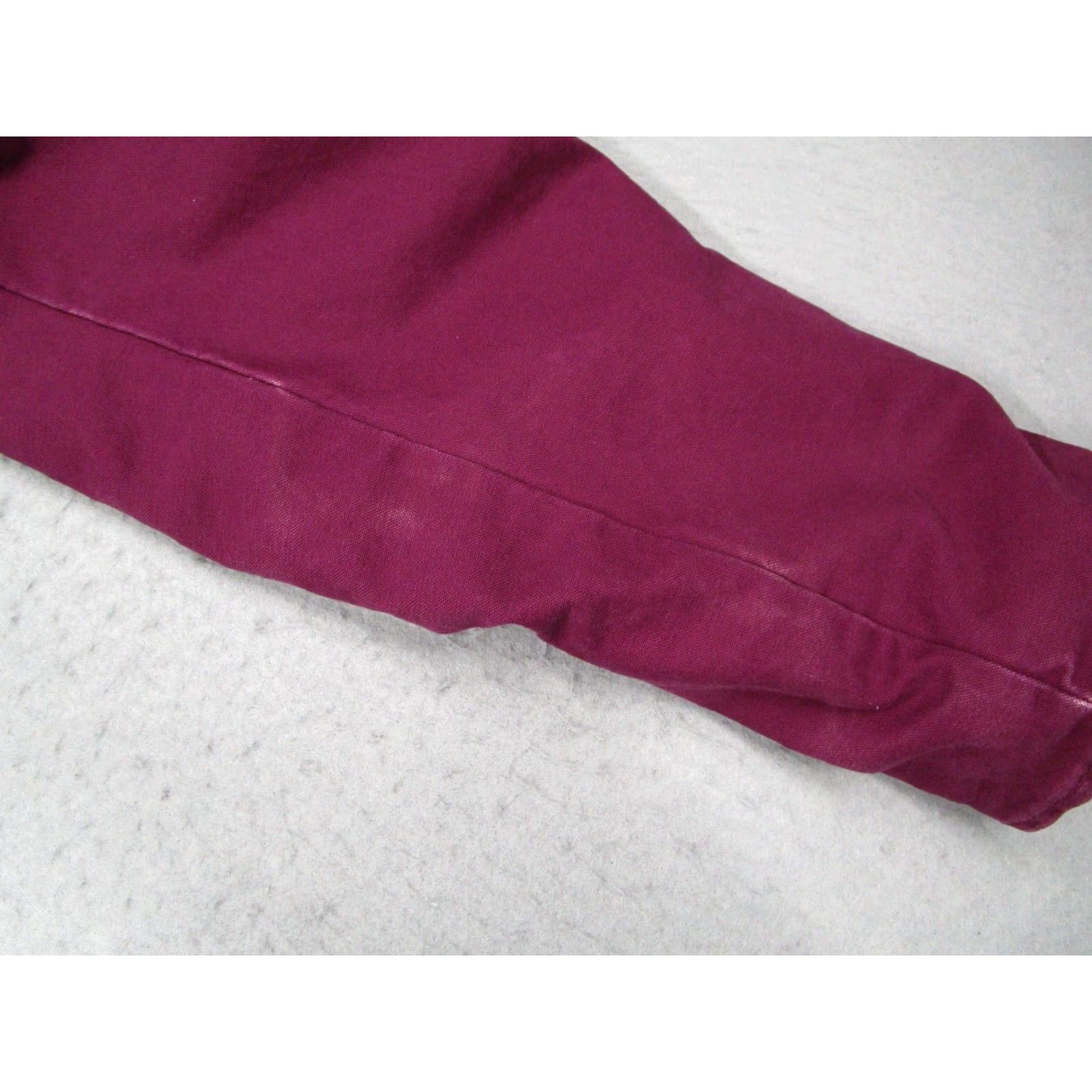 Vintage Berne Jacket Women Large Tall Red Sherpa Lined Full Zip Hooded Workwear Size L / US 10 / IT 46 - 5 Thumbnail