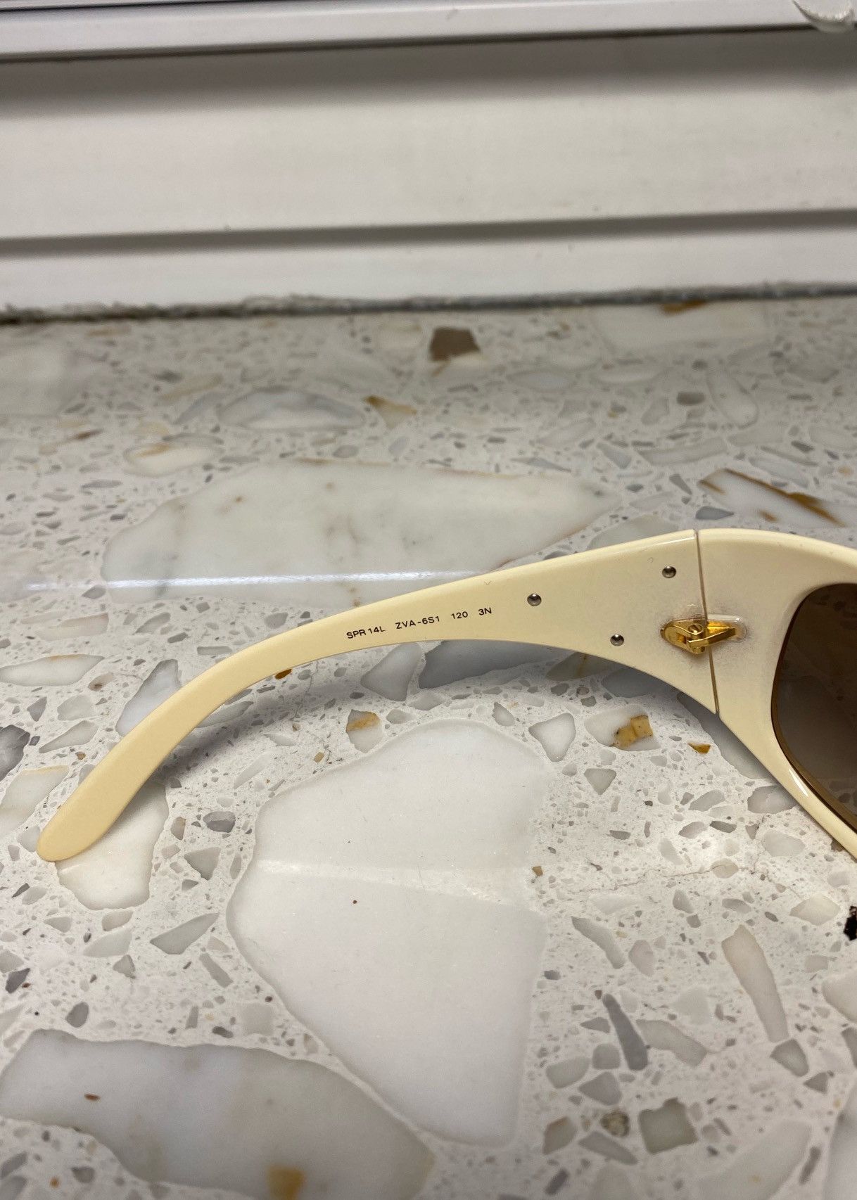 Prada Drill Mask Vintage Prada Sunglasses Size ONE SIZE - 10 Thumbnail