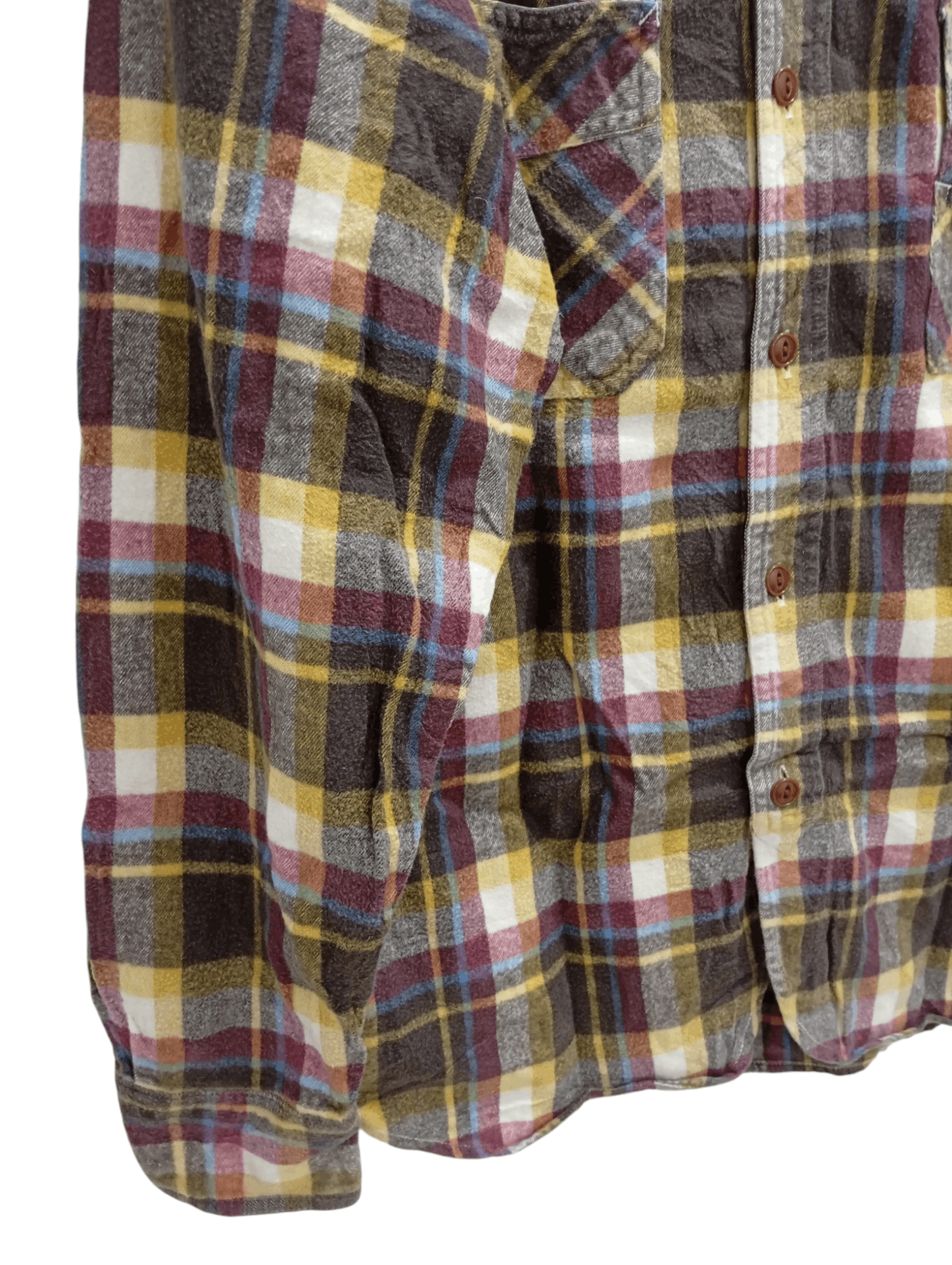 Cushman × Japanese Brand × Vintage 🔥🔥Cushman Plaid Flannel Shirt Size US M / EU 48-50 / 2 - 9 Thumbnail