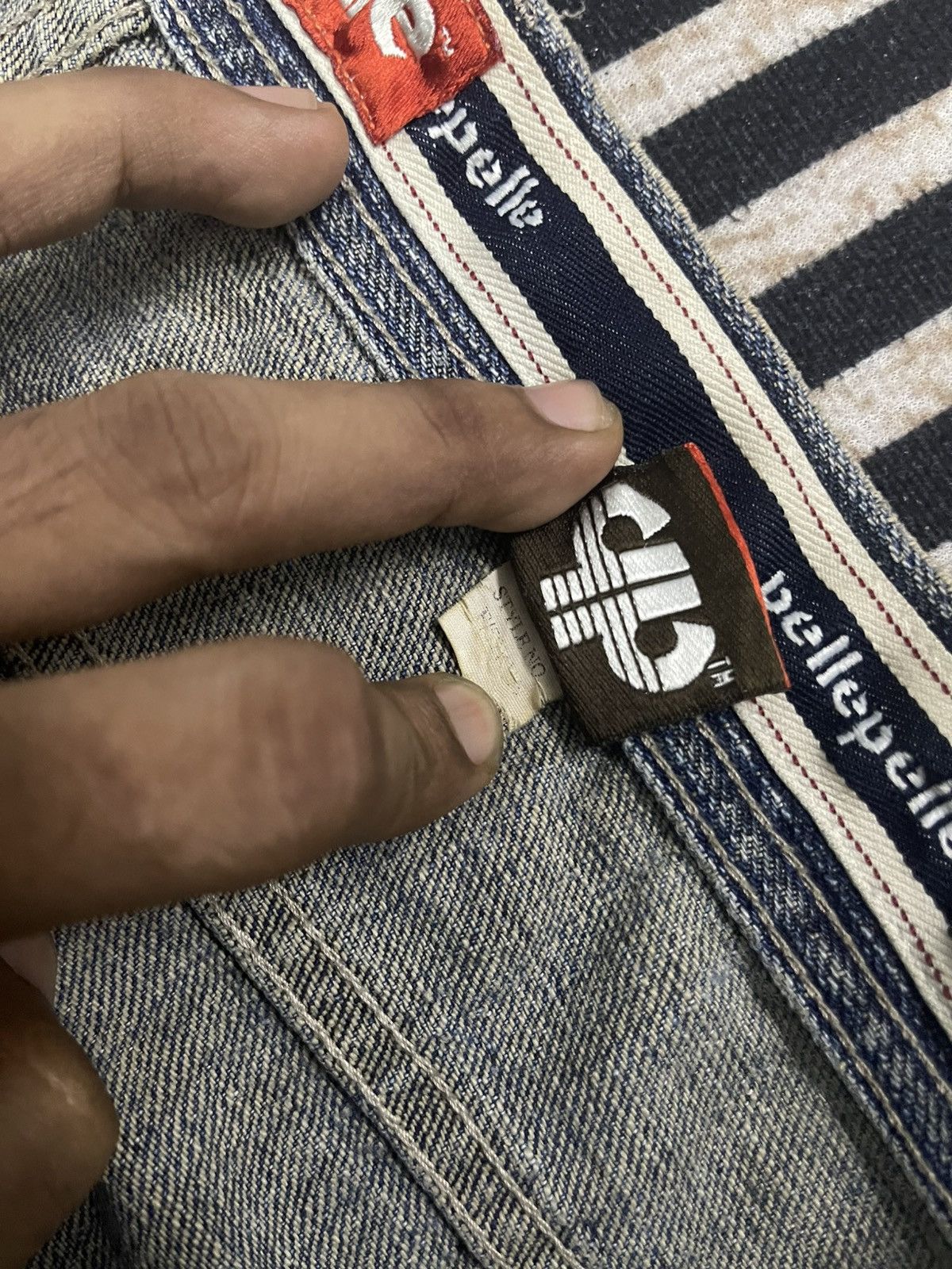 Marc Buchanan 90s PELLE PELLE BY MARC BUCHANAN BAGGY DOUBLE KNEE JEANS Size US 41 - 14 Thumbnail
