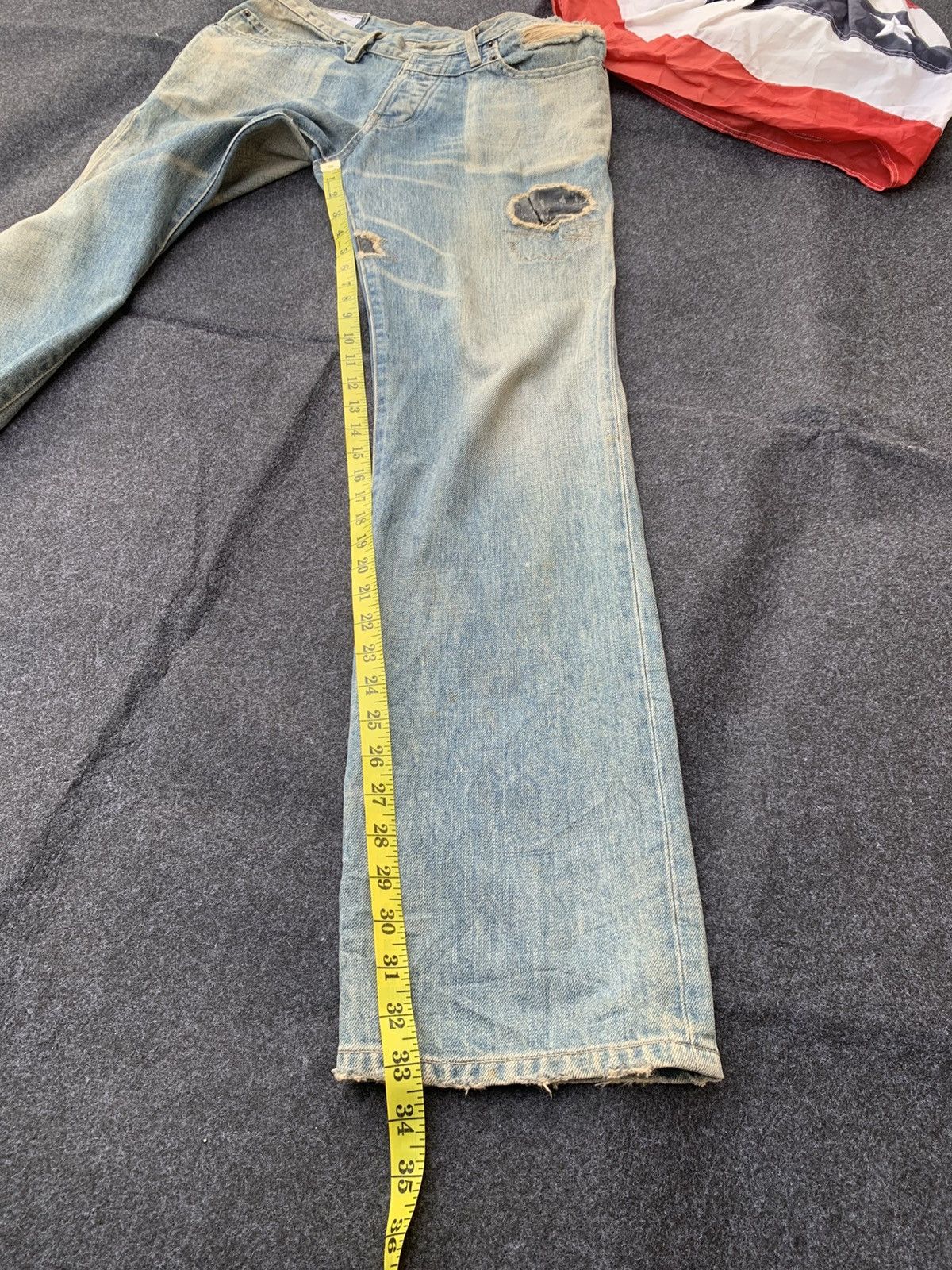 Vintage Rare Distressed Ossa Mondo Jeans – Made in Japan 🇯🇵 Size US 33 - 12 Thumbnail