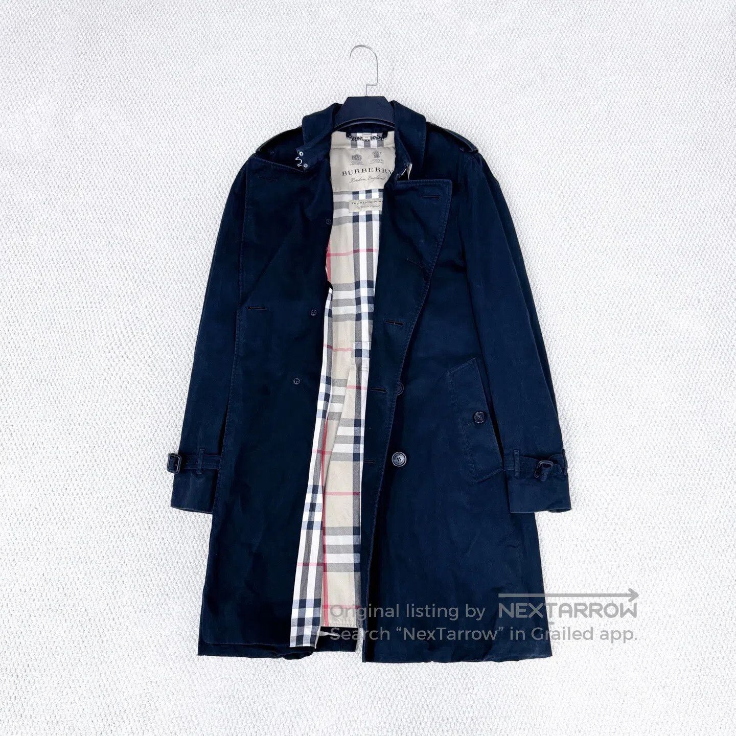 Burberry Burberry Double Crown Sandringham Double-Breasted Check Li Size US L / EU 52-54 / 3 - 3 Thumbnail