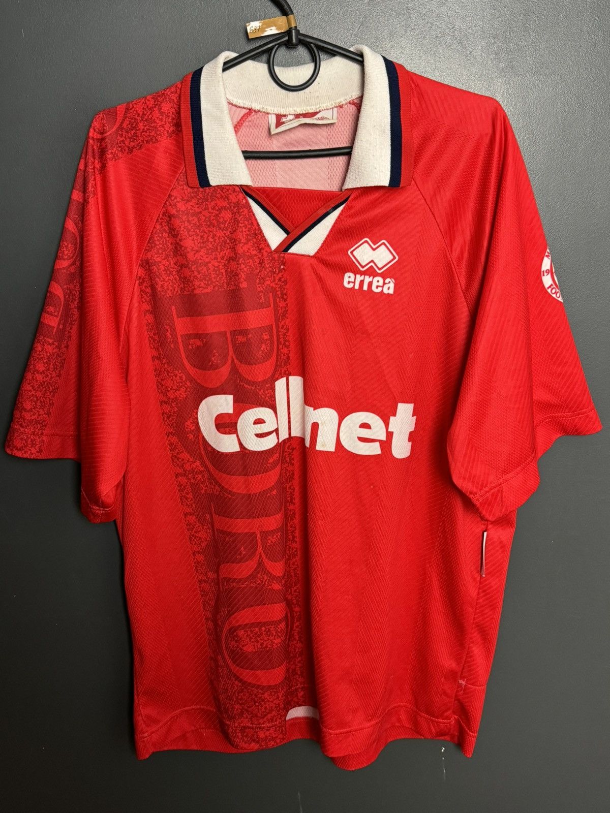 Errea Middlesbrough 96/97 Home Football Jersey Size US L / EU 52-54 / 3 - 1 Thumbnail