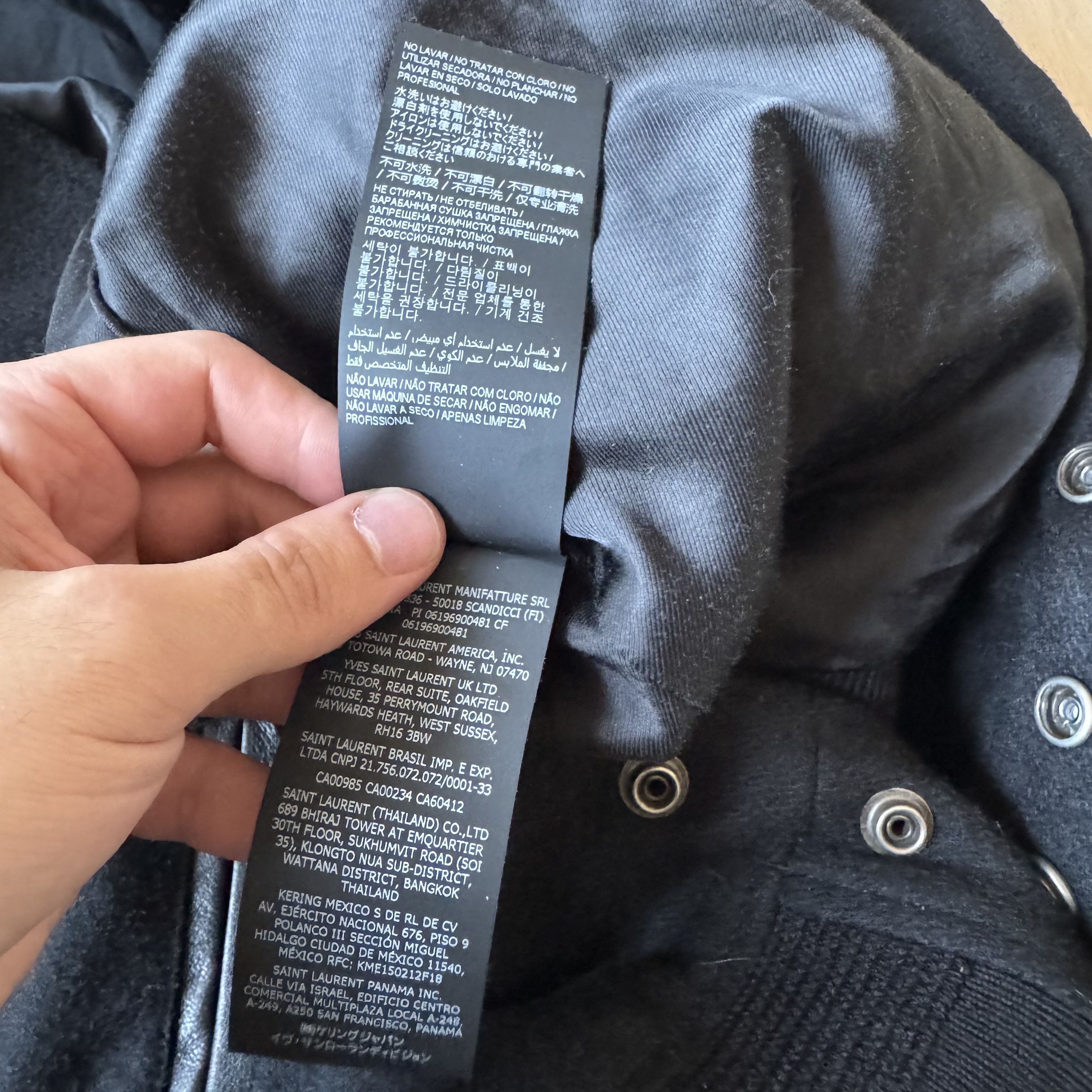 Saint Laurent Paris Saint Laurent Paris - Teddy Bomber Jacket - Black / Black Size US M / EU 48-50 / 2 - 8 Thumbnail