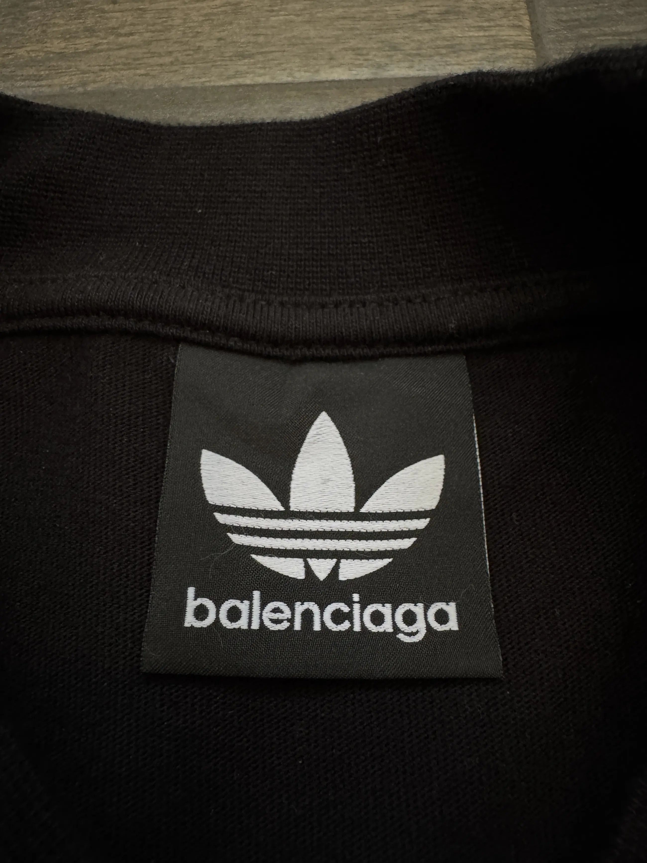 Adidas × Balenciaga Balenciaga adidas Stripes Logo Tee Size 2 Size US XL / EU 56 / 4 - 3 Thumbnail