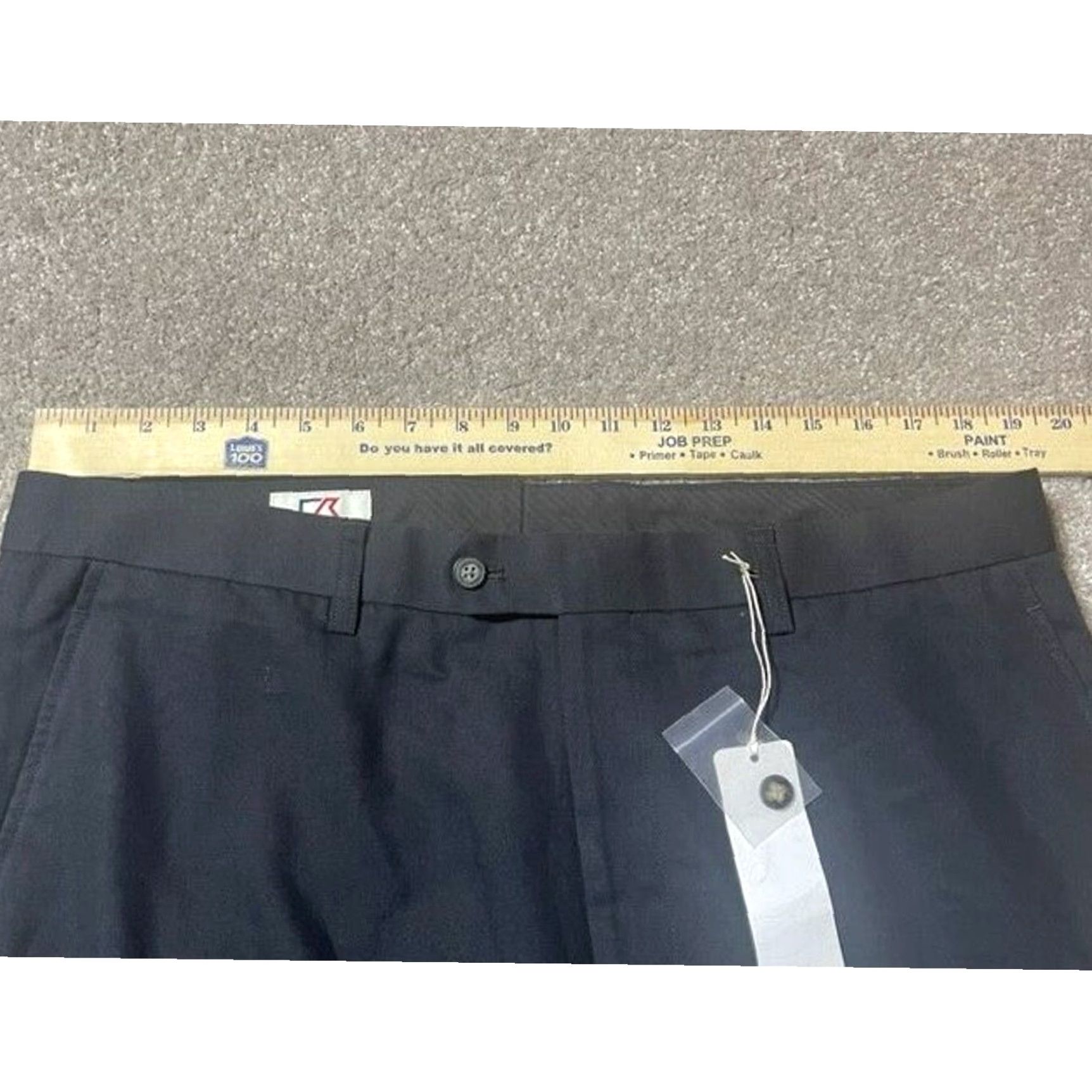 Cutter & Buck Cutter & Buck Dress Pants 38x32 Dress Pants Black 38 Regular Flat Front Solid Polyester Blend Dress Pants Mens Business Casual Formal Size US 38 / EU 54 - 3 Thumbnail