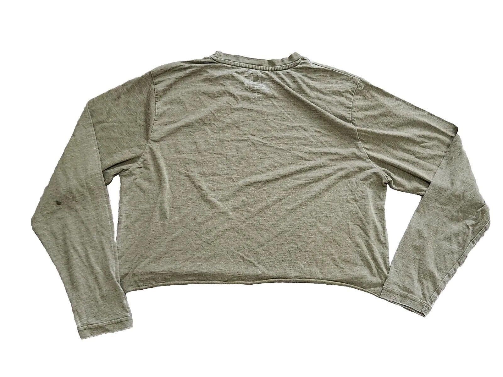 Designer Ragwear Usa Crop Top Shirt XL Green Rocky Mountain Park Size XL / US 12-14 / IT 48-50 - 2 Thumbnail