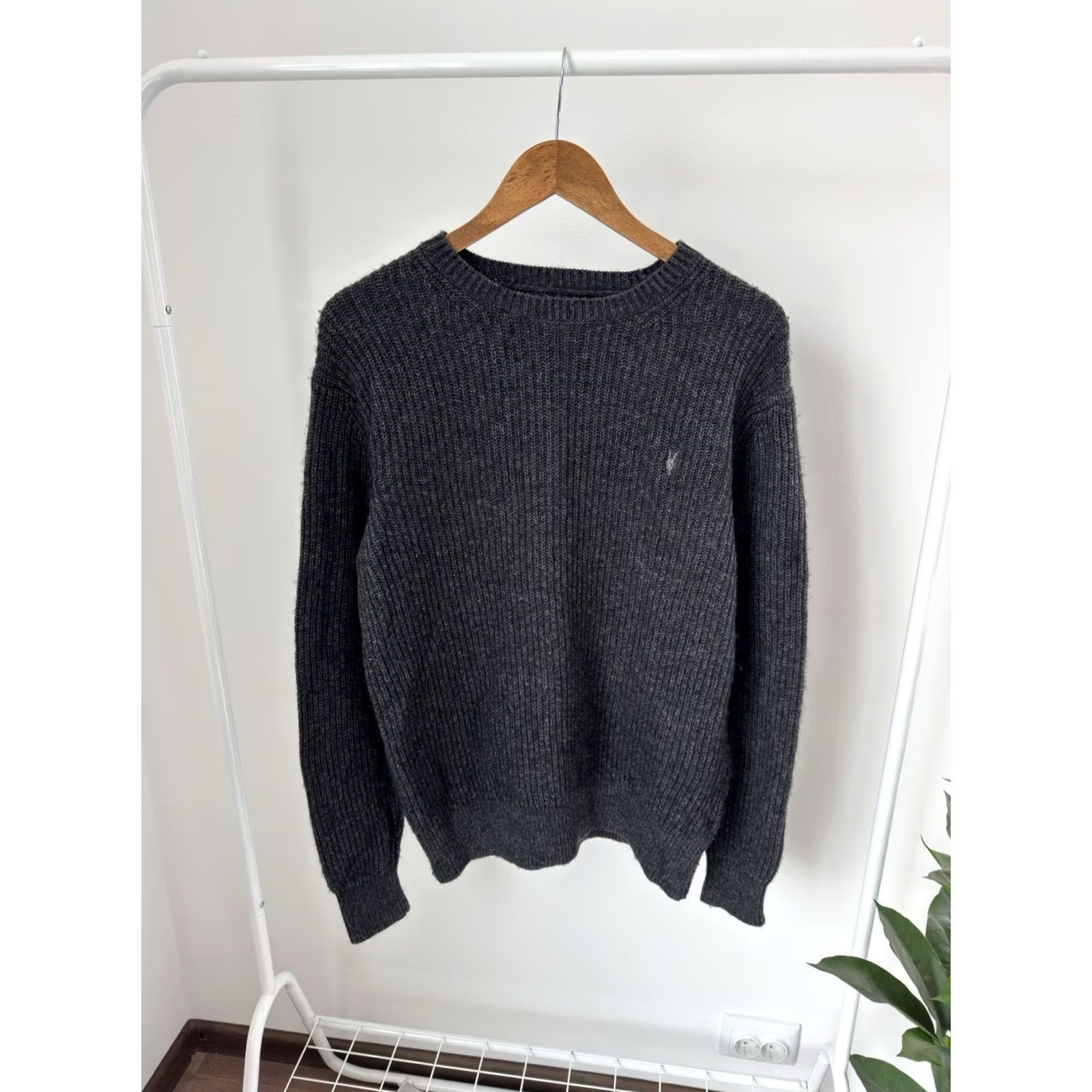 Allsaints VINTAGE AllSaints Wool Knitted Gray Sweater Men M Size Size US M / EU 48-50 / 2 - 2 Thumbnail
