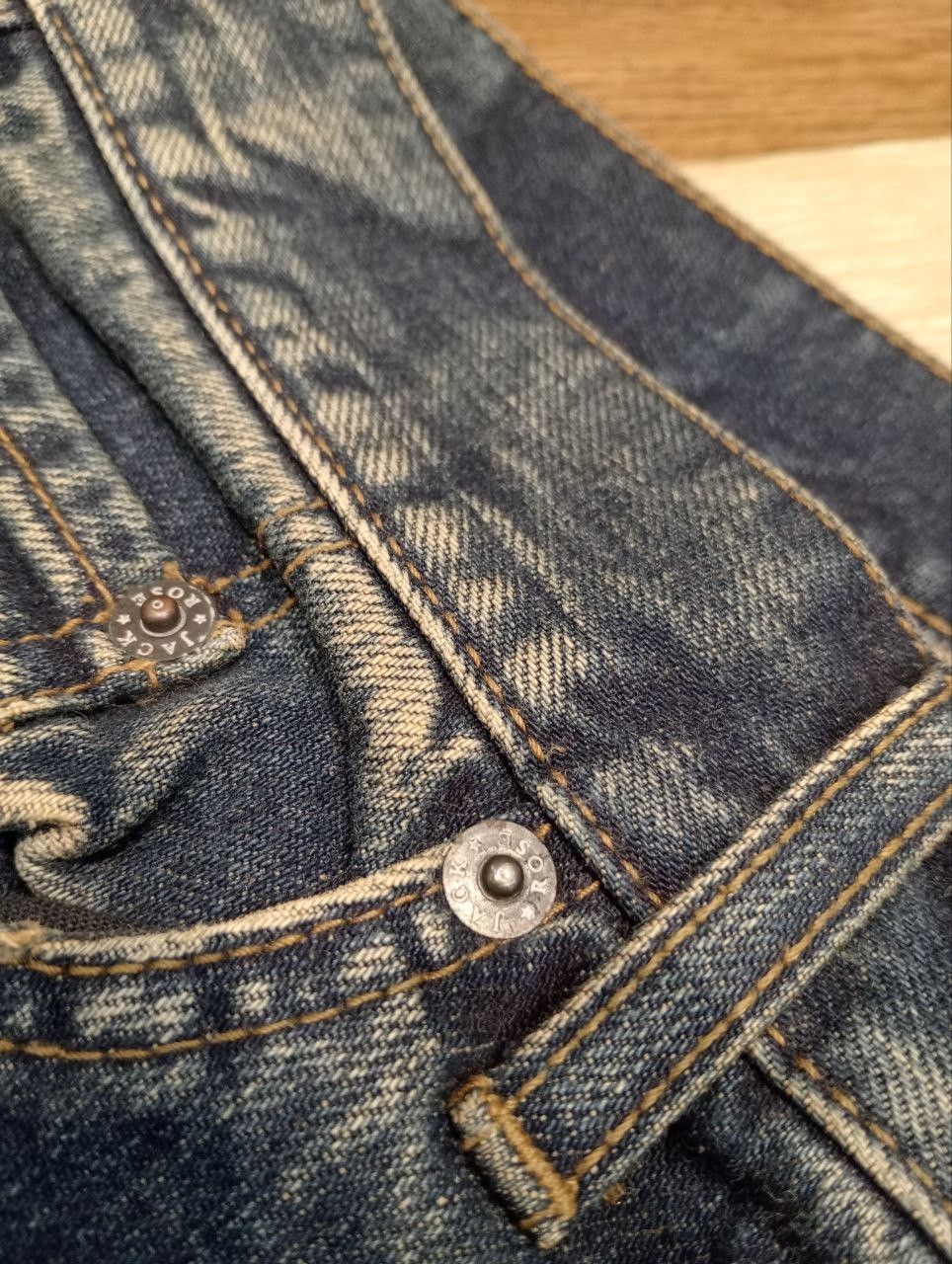 JACKROSE JACKROSE JAPAN BLUE DISTRESSED DENIM PANTS Size US 33 - 8 Thumbnail