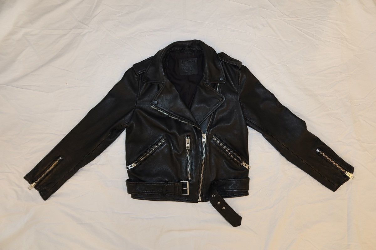 Allsaints All Saints Leather Jacket Size M / US 6-8 / IT 42-44 - 7 Thumbnail