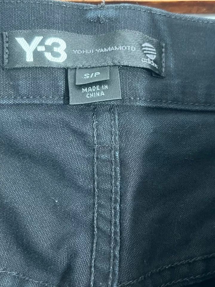 Y-3 Y-3 Cropped Pants 3 Stripe Logo Zipper Pocket Black Small Size US 32 / EU 48 - 8 Thumbnail