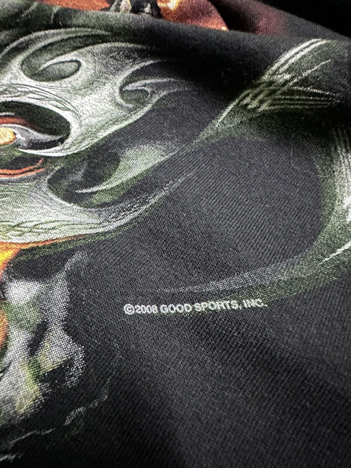 Vintage 2008 Hot leather skulls long sleeve