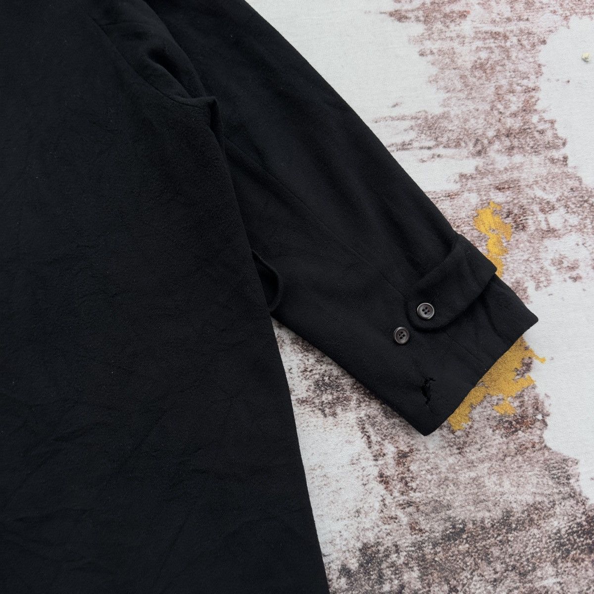 C.P. Company VINTAGE C.P. COMPANY BLACK WOOL OVERCOAT VERY RARE Size US XXL / EU 58 / 5 - 17 Thumbnail
