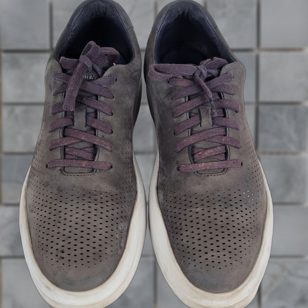 Cole Haan Cole Haan Mens Grandpro Rally Sneaker 12 Brown Nubuck Rubber Sole Casual Activewear Travel Mens Size US 12 / EU 45 - 1 Thumbnail