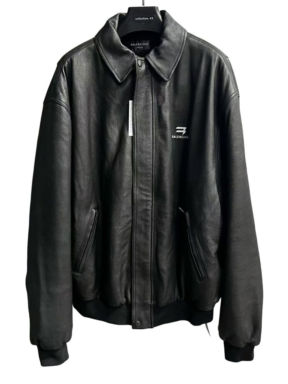 Balenciaga Balenciaga Sporty B Taxi Leather Blouson Jacket | Grailed