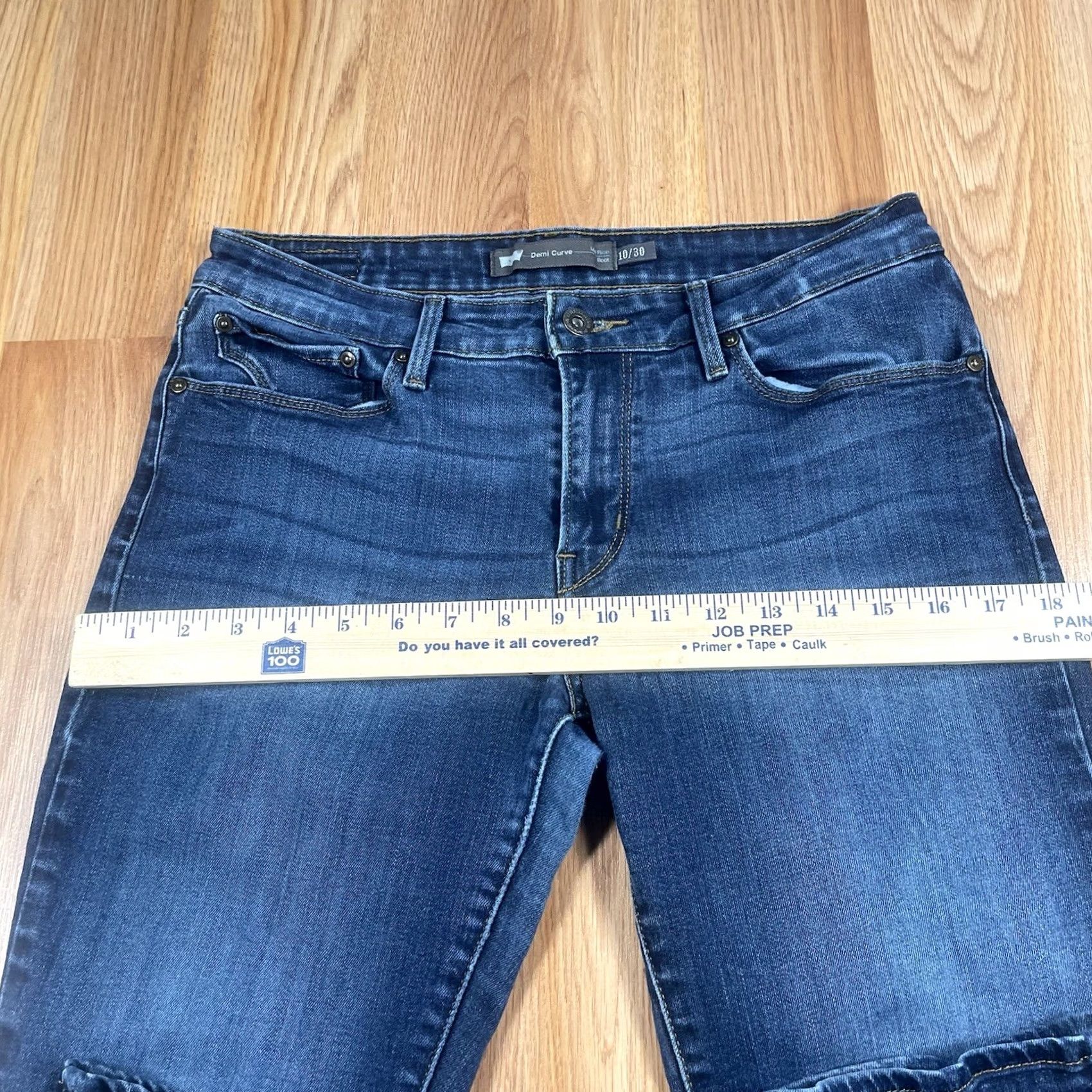 Levi's Levi’s Jeans Womens 10/30 Demi Curve Mid Rise Bootcut Denim Blue 30Wx32L Regular 5-Pocket Jeans Mens Womens Boys Girls Size 32" / US 10 / IT 46 - 5 Thumbnail