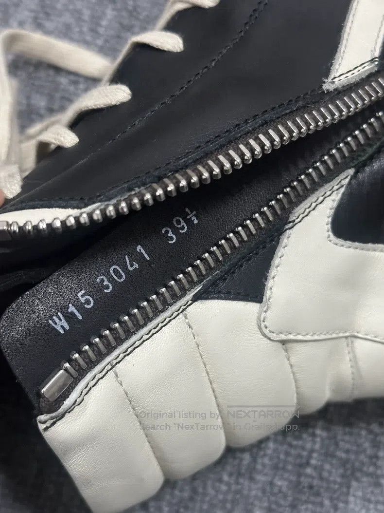 Rick Owens Rick Owens Mainline black and white cowhide inverted trian Size US 6.5 / EU 39-40 - 9 Thumbnail